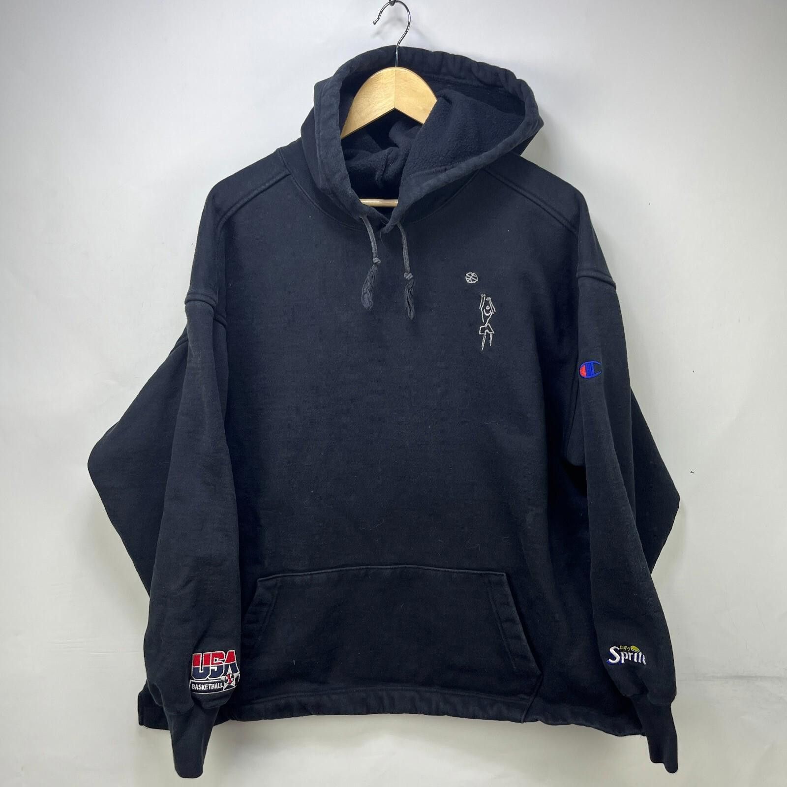 Champion Vintage 90s Champion Team USA Basketball Hoodie Large Weave Size US L / EU 52-54 / 3 - 1 Thumbnail