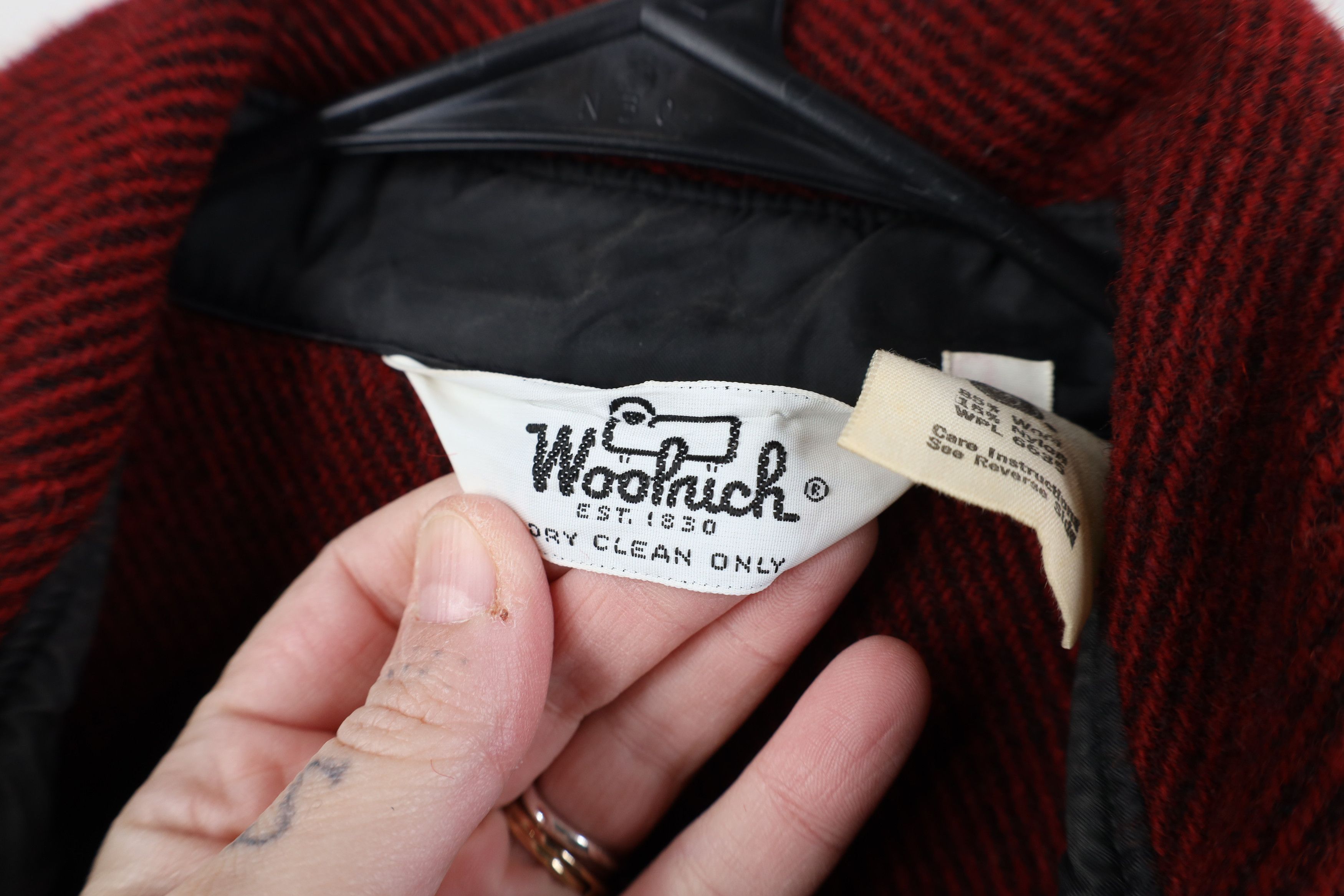 Woolrich Woolen Mills Vintage 70s Woolrich Whipcord Duster Cruiser Jacket Red USA Size US XL / EU 56 / 4 - 8 Thumbnail