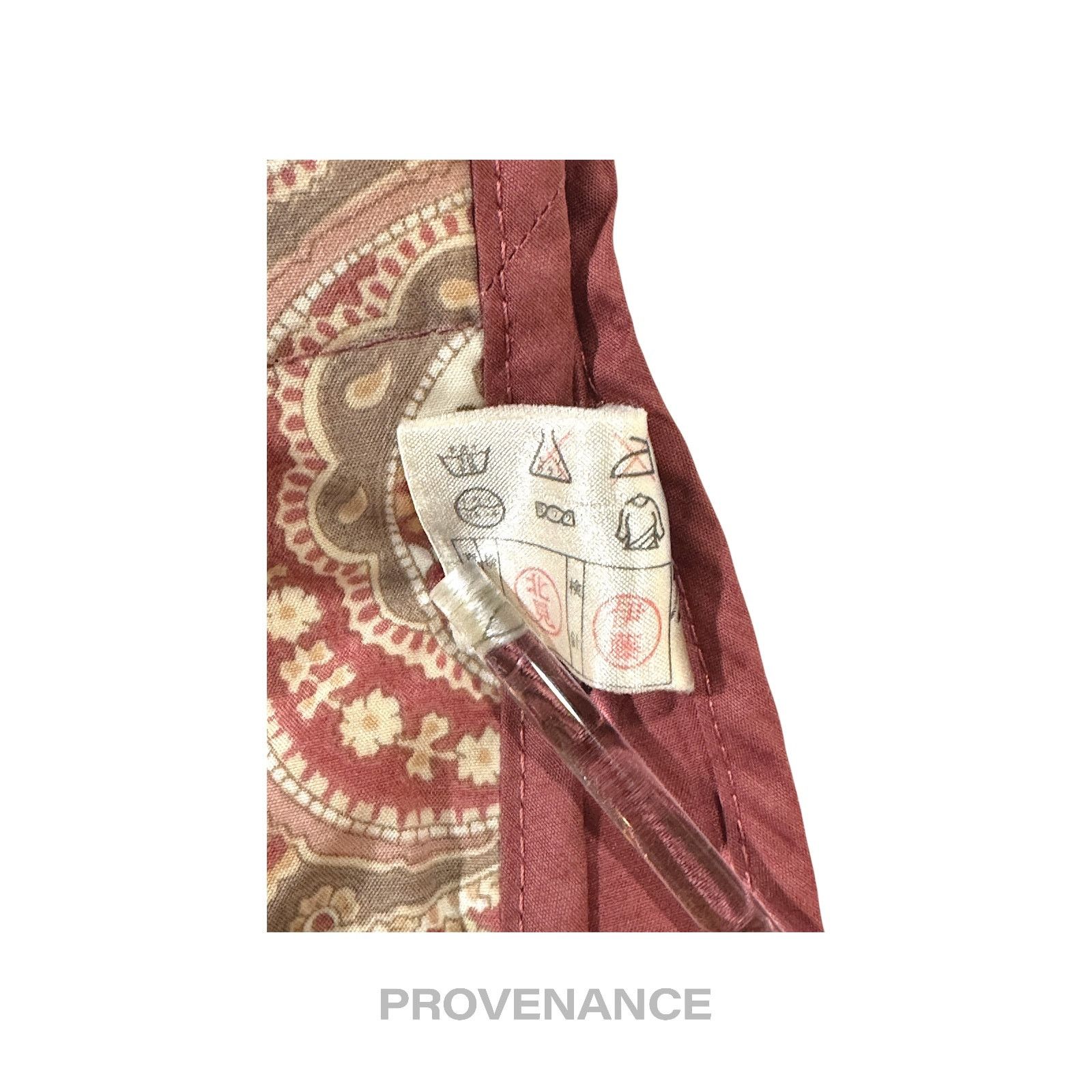 Celine 🔴 Celine Logo Padded Down Vest - Red Paisley Size ONE SIZE - 8 Thumbnail