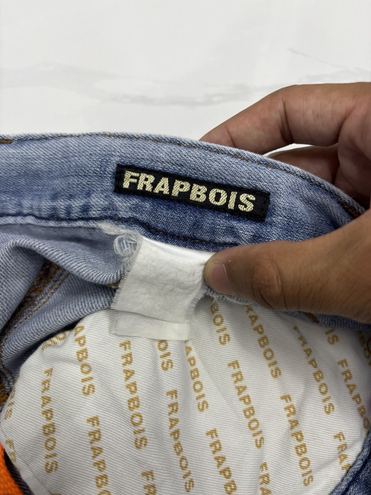 Frapbois × Issey Miyake × Vintage ISSEY MIYAKE DROP CROTCH FRAPBOIS DENIM PANTS Size US 32 / EU 48 - 11 Thumbnail