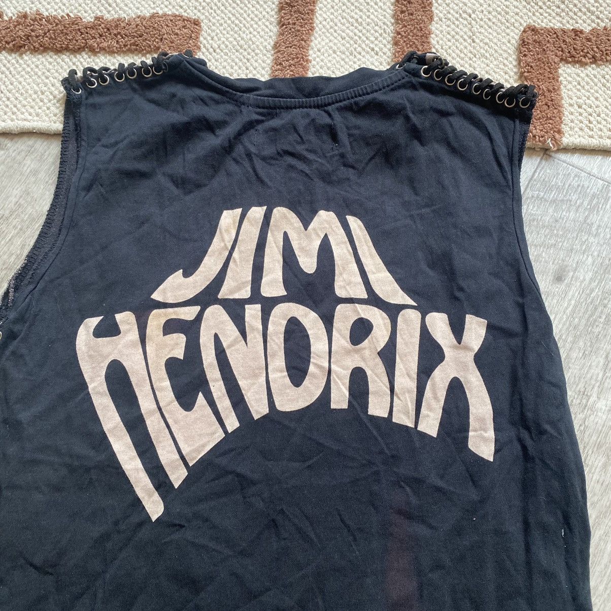 Band Tees VINTAGE JIMI HENDRIX FULL PRINT TANK T SHIRT Size US XS / EU 42 / 0 - 6 Thumbnail