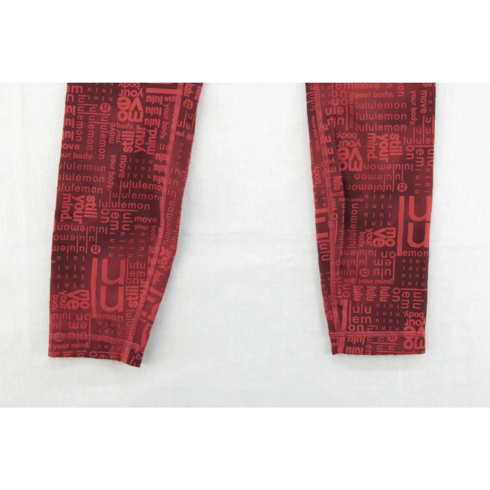 Lululemon Lululemon Wunder Train Legging Size 6 HR Tight Crop Red Logo Contour Fit GYM Womens Athleisure Logo 90s? Size 28" / US 6 / IT 42 - 3 Thumbnail
