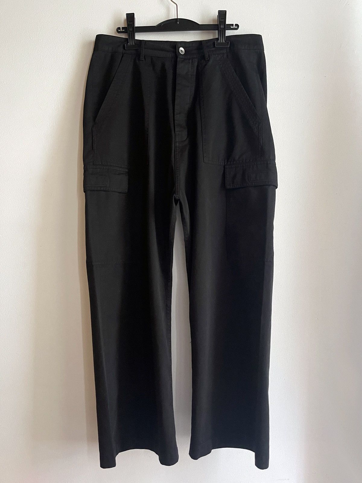 Rick Owens SS24 Lido DRKSHDW Twill Cargo Pants Size US 32 / EU 48 - 1 Thumbnail