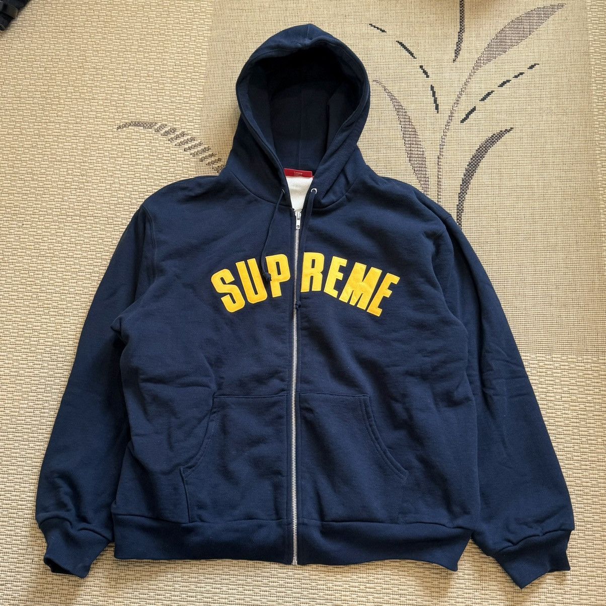 Supreme SUPREME ARC THERMAL LINED ZIP UP HOODED SWEATSHIRT | Grailed