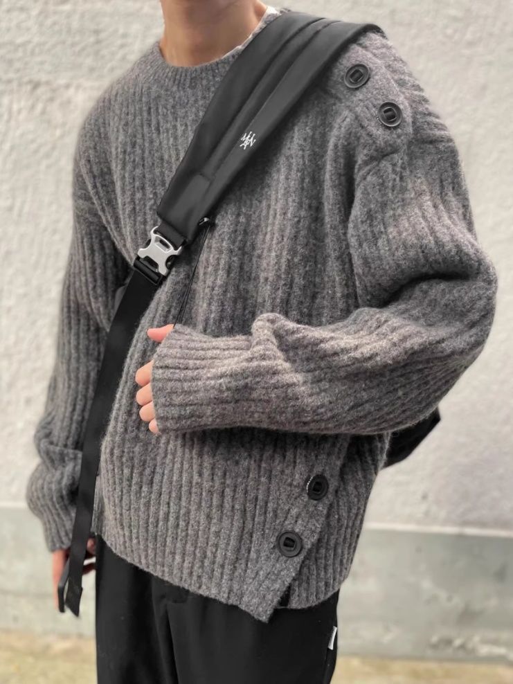 Trendy Knitted Loose Round Neck