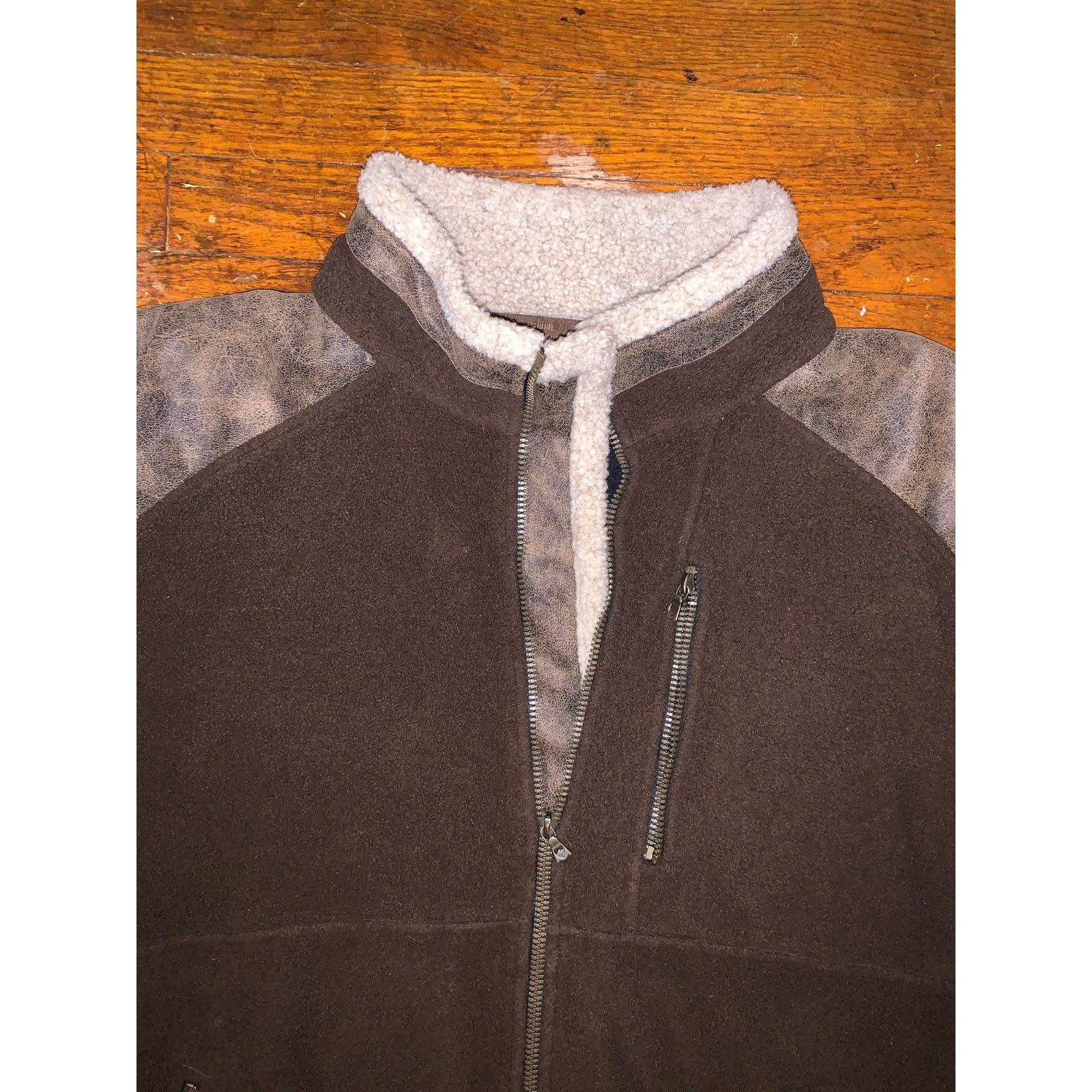 Kuhl KUHL Alpenwurx Fleece Jacket XL Brown Sherpa Lined Full Zip Size US XL / EU 56 / 4 - 3 Thumbnail