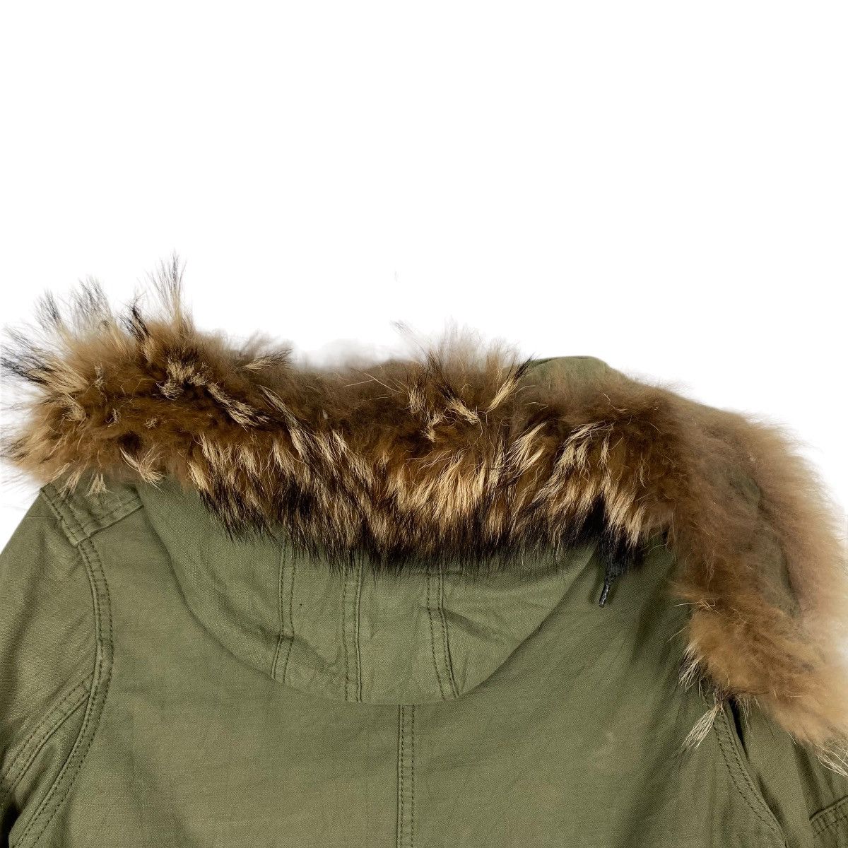 ADAM ET ROPE × Japanese Brand 1990 Adam et Rope Fishtail Parka Long Jacket Fur Hoodie Size US M / EU 48-50 / 2 - 12 Thumbnail