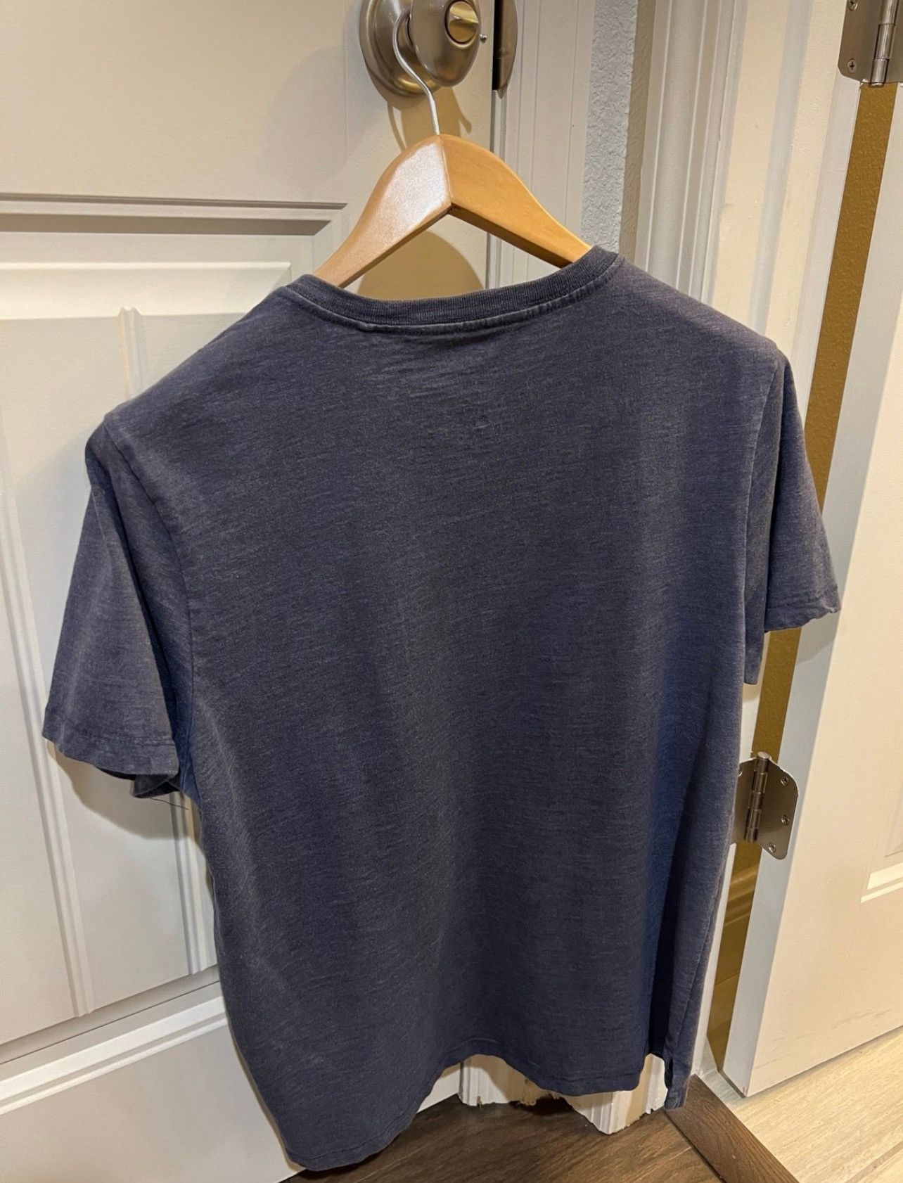 Other Mens One Day Away Blue V-Neck T-Shirt | Pima Cotton Blend Size US M / EU 48-50 / 2 - 4 Thumbnail