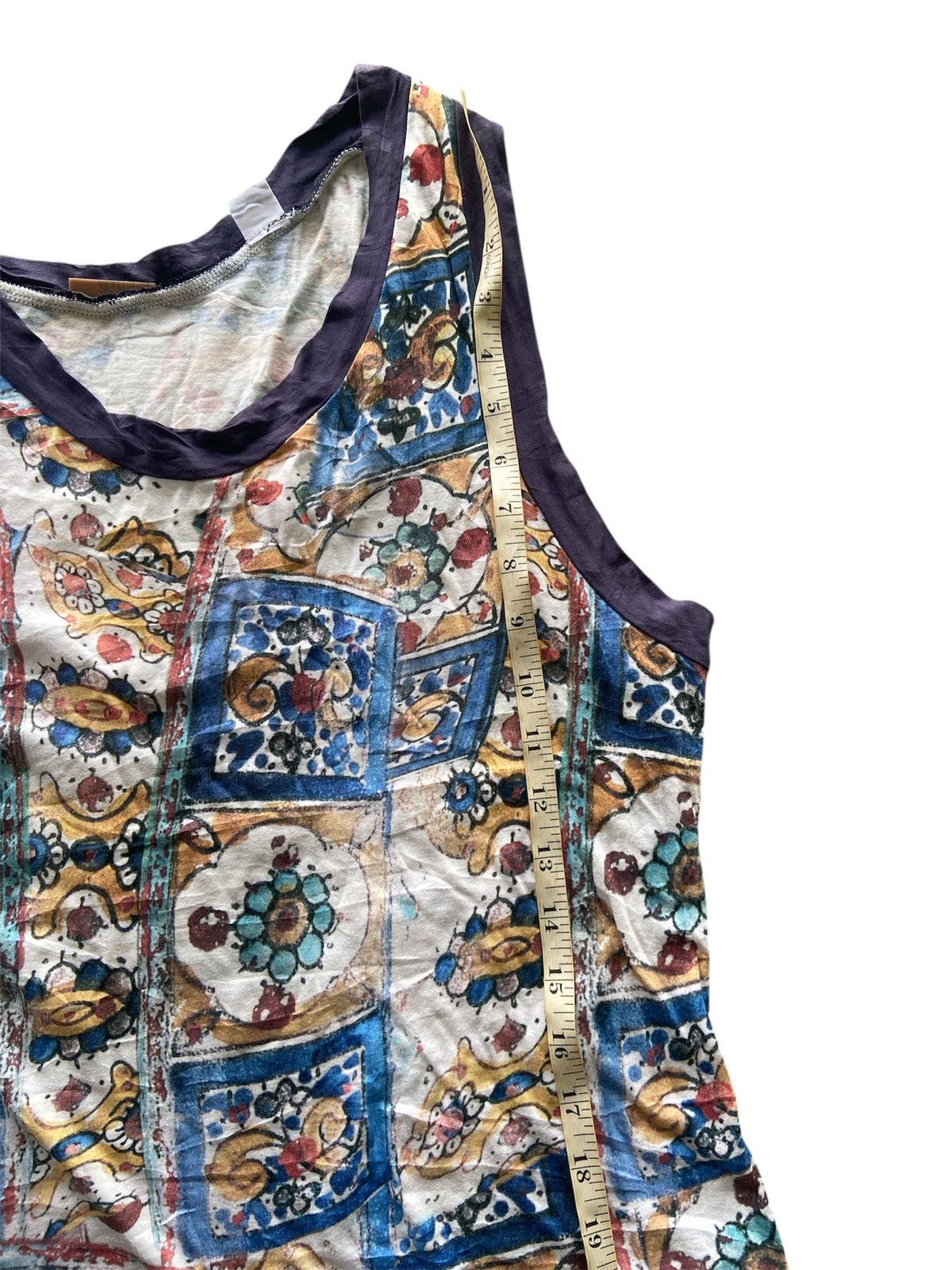 John Galliano JOHN GALLIANO TANK TOP XLARGE Size XL / US 12-14 / IT 48-50 - 4 Thumbnail