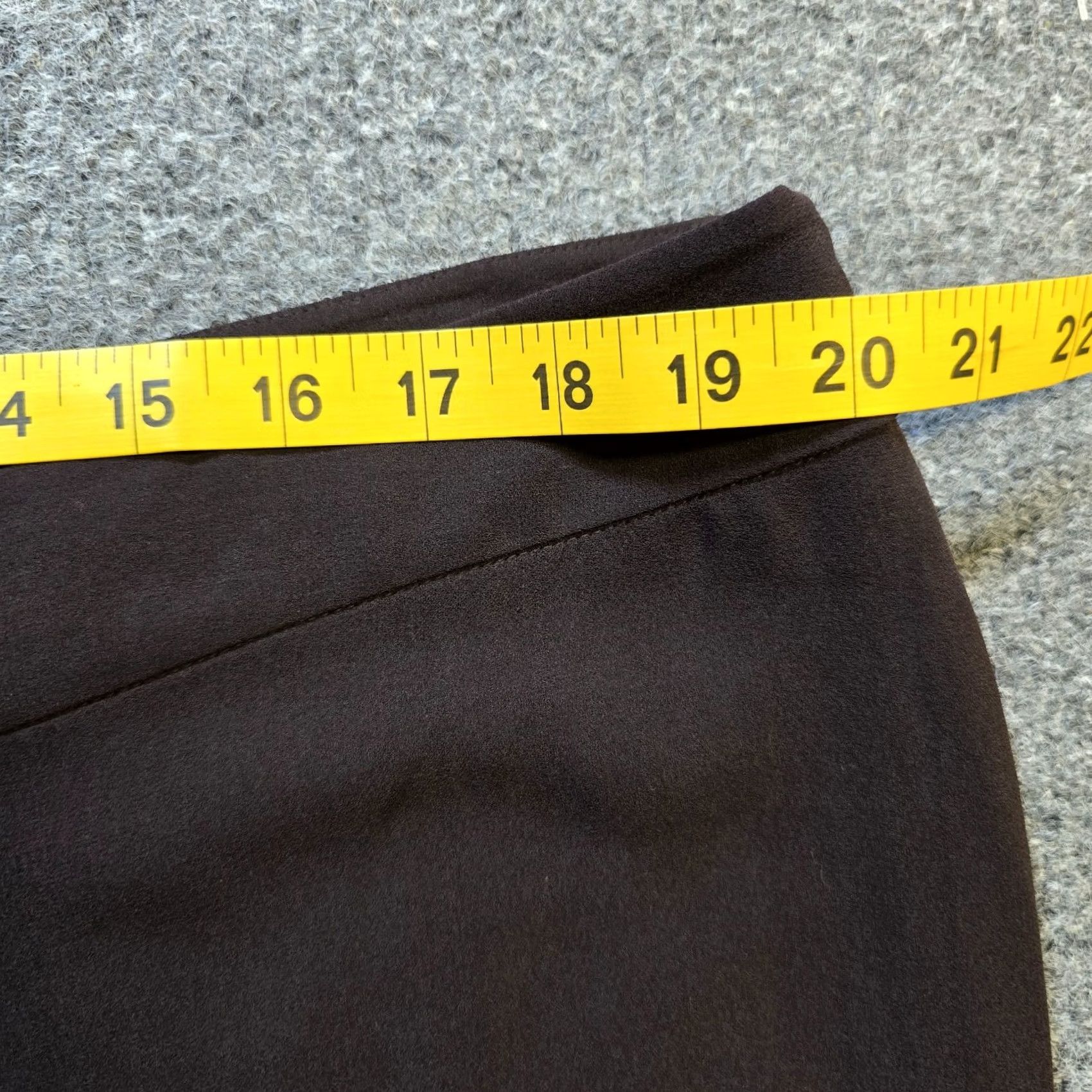 Eileen Fisher Eileen Fisher Pants Womens XL Brown Silk Tapered Lightweight Crepe Career Dress Pants Size 40" / US 18 - 5 Thumbnail