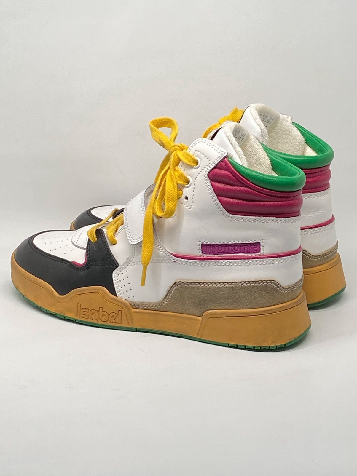 Isabel Marant Isabel Marant Distressed High Top Leather Sneakers size 6.5 Size US 6.5 / IT 36.5 - 11 Thumbnail