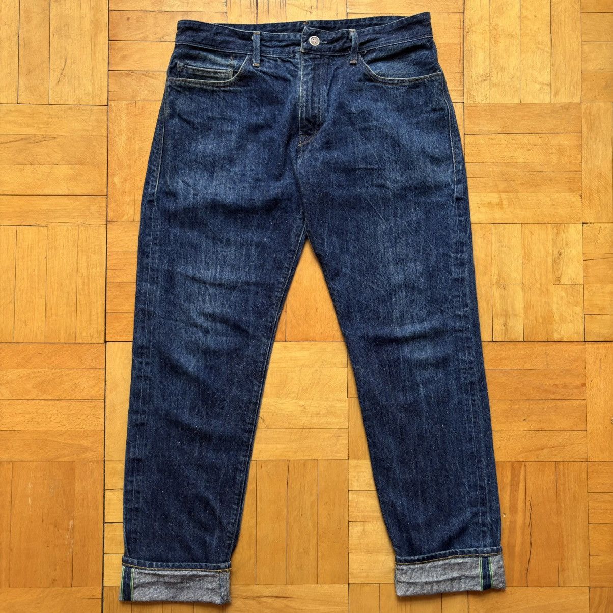 Levi's Made & Crafted Levi’s Made & Crafted Taper Selvedge Jeans Dark Indigo Wash Size US 32 / EU 48 - 2 Thumbnail