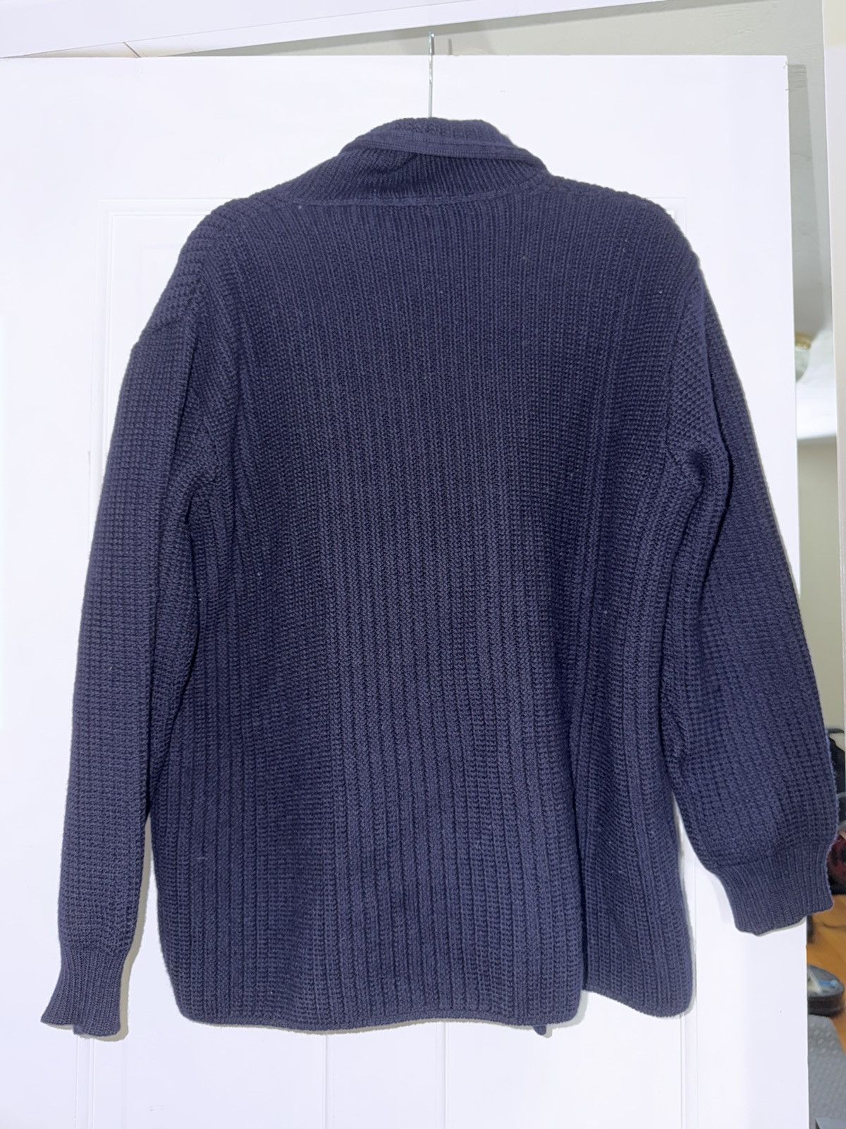 Armor-Lux Luxury ✨ Amor Lux - Navy Style 100% Wool Cardigan - Large Size US L / EU 52-54 / 3 - 2 Thumbnail
