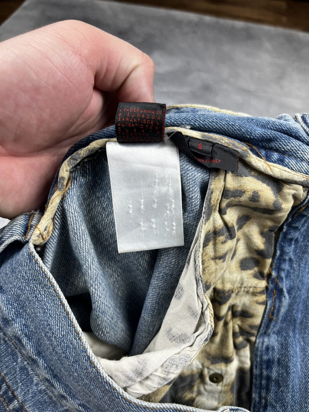 Just Cavalli × Roberto Cavalli × Vintage Y2K Baggy Tribal Tattoo Embroidered Jeans Size US 32 / EU 48 - 11 Thumbnail