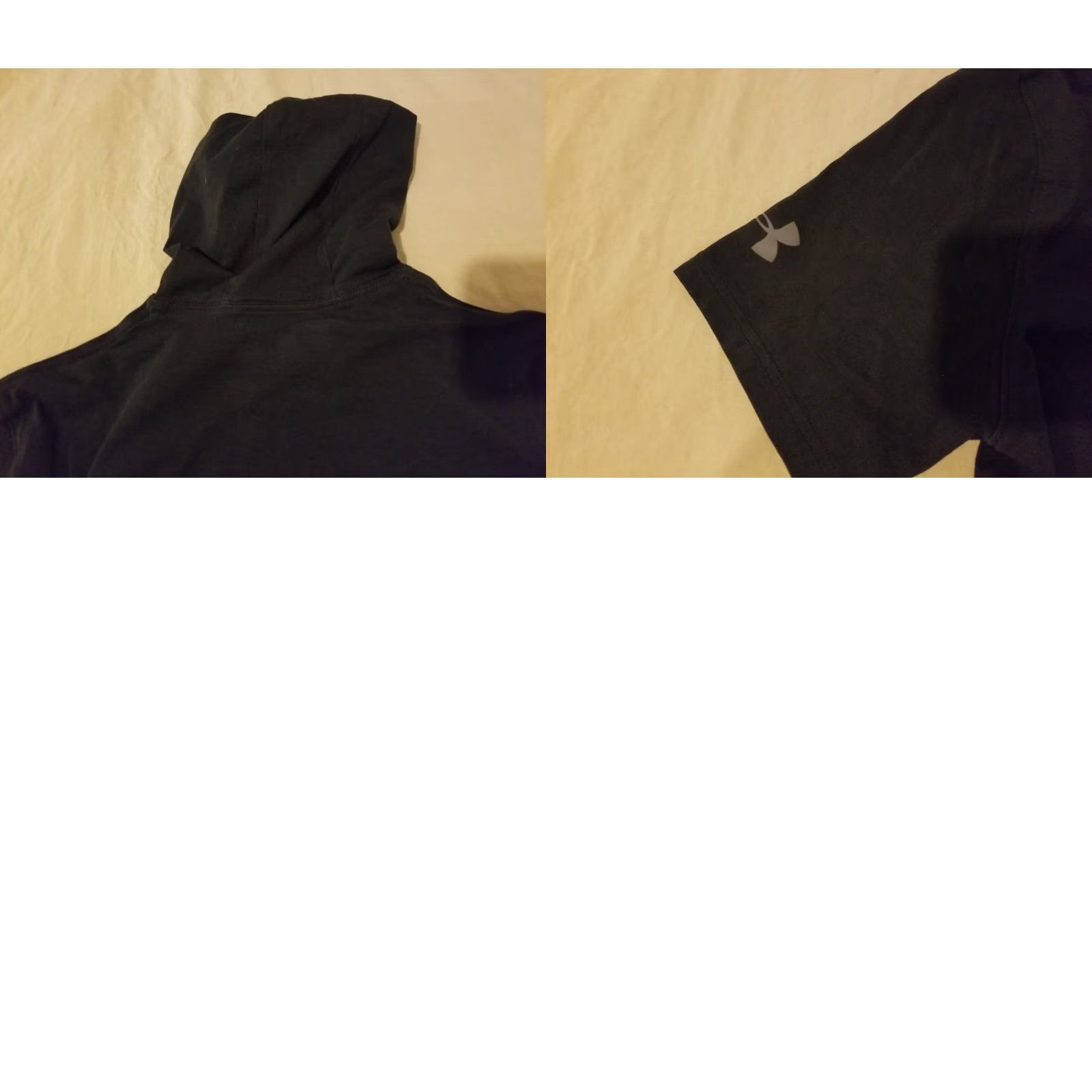 Under Armour Under armour Mens Hoodie Shirt S Small Black Athletic Gym Workout T-Shirt Regular Sleeve Athleticwear Womens? Size US S / EU 44-46 / 1 - 8 Thumbnail