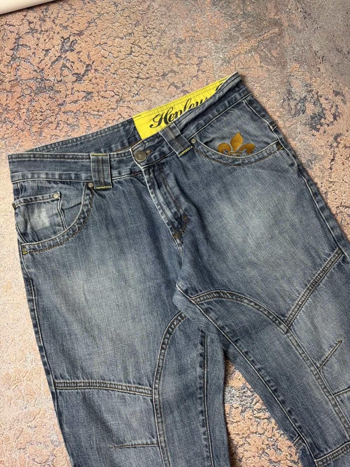 Jean 90s Henleys Jeanswear VIntage Deep Blue Y2K Denim Jeans Size US 34 / EU 50 - 3 Thumbnail