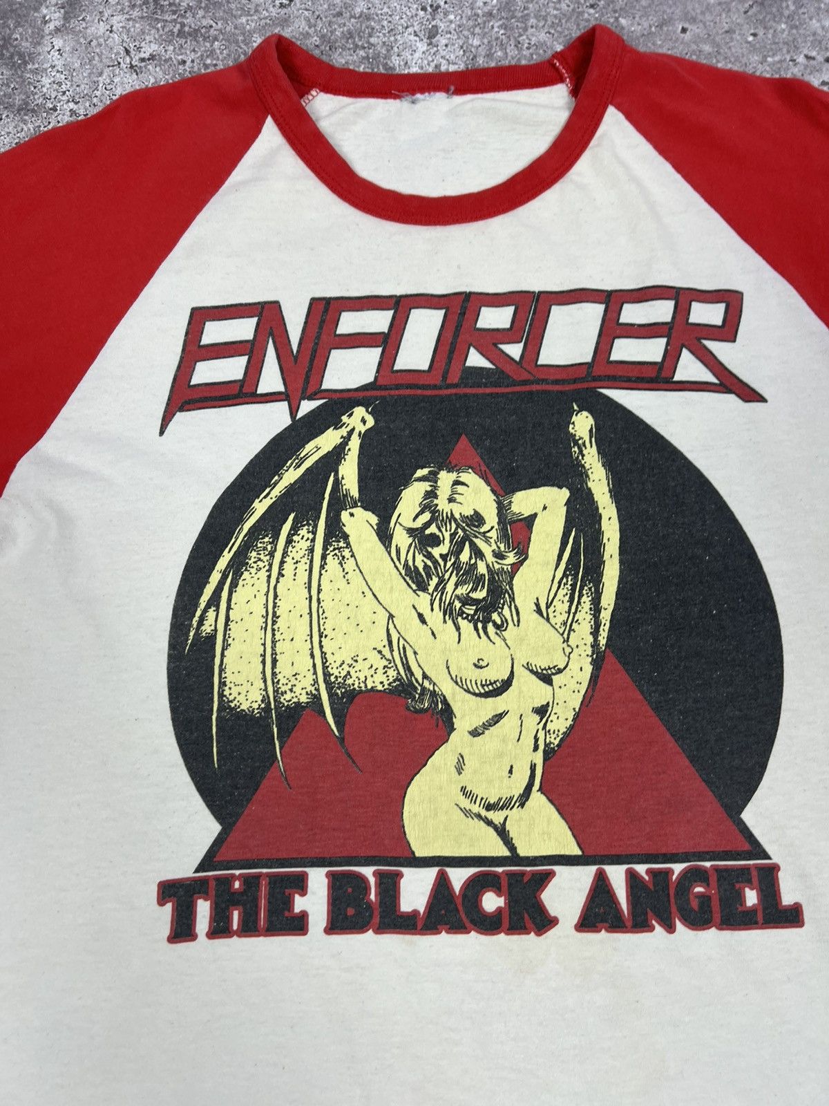 Fruit Of The Loom Enforcer The Black Angel Band T-shirt Cotton Men's Size US M / EU 48-50 / 2 - 7 Thumbnail