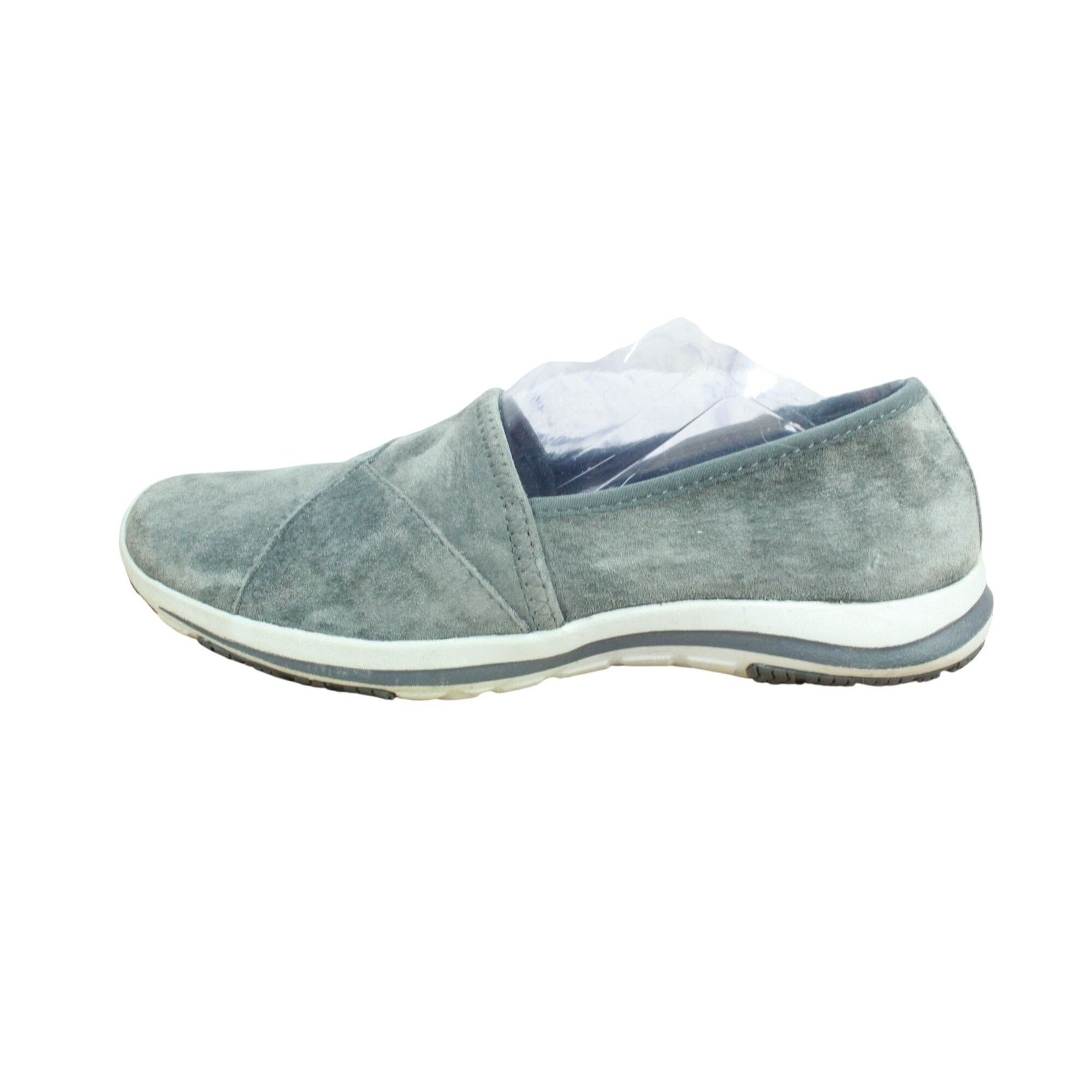 L.L. Bean LL Bean Women’s Gray Stretch Nubuck Back Cove Slip-Ons Size US 8 / IT 38 - 1 Thumbnail