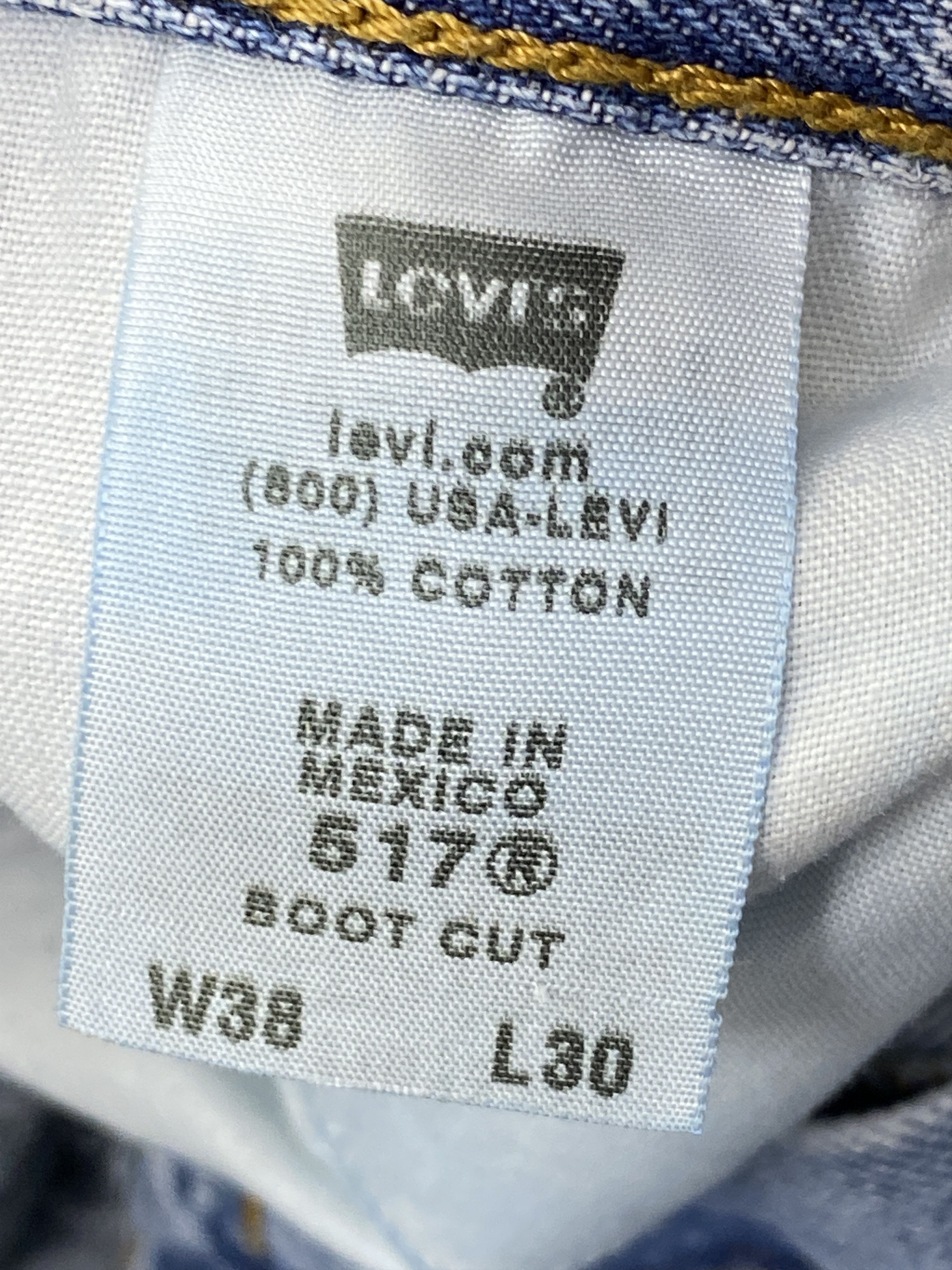 Levi's Vintage Levis 517 Flared Bootcut Light Wash Jeans DP2594 Size US 37 - 8 Thumbnail