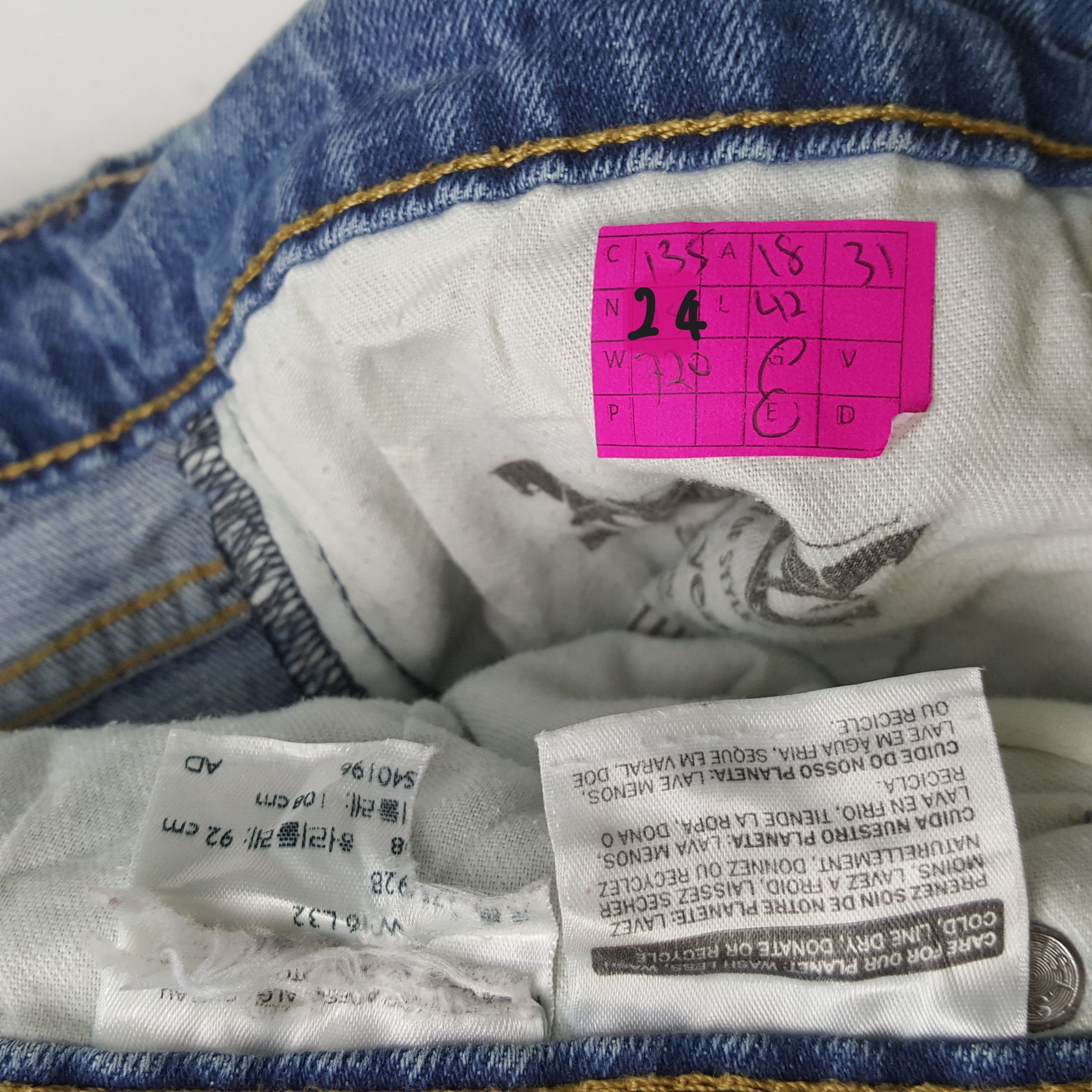 Levi's × Vintage LEVIS Jeans Daily Style Streetwear Distressed Size US 36 / EU 52 - 13 Thumbnail