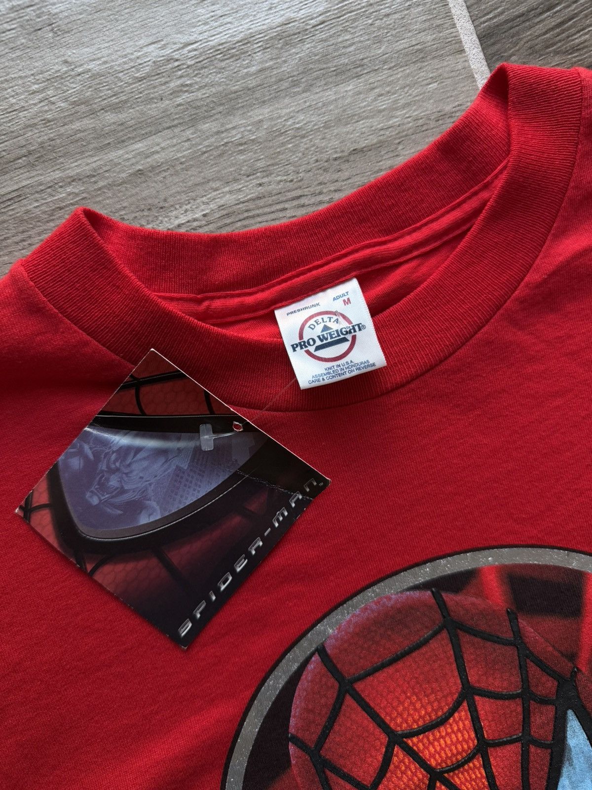 Marvel Comics Vintage 2002 NWT Spider-Man Movie Promo T-Shirt Size Medium Size US M / EU 48-50 / 2 - 4 Thumbnail