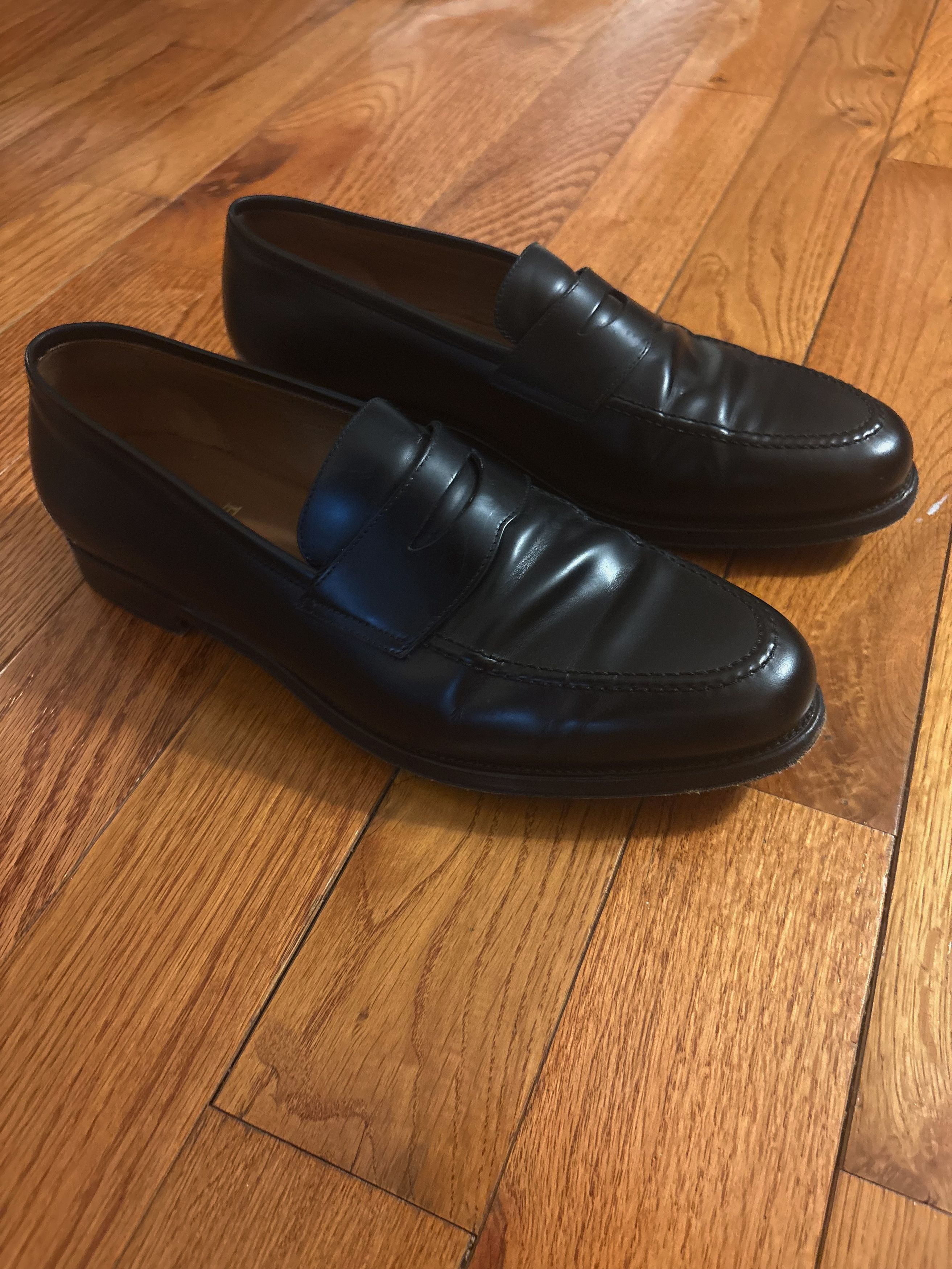 Polo Ralph Lauren Polo Ralph Lauren Black Oxford Dress Shoes Size US 11.5 / EU 44-45 - 1 Thumbnail