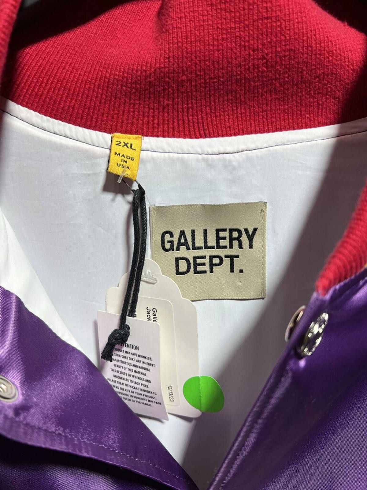 Gallery Dept. Gallery Dept. MVP Satin Jacket Purple Sz. XXL Size US XXL / EU 58 / 5 - 3 Thumbnail