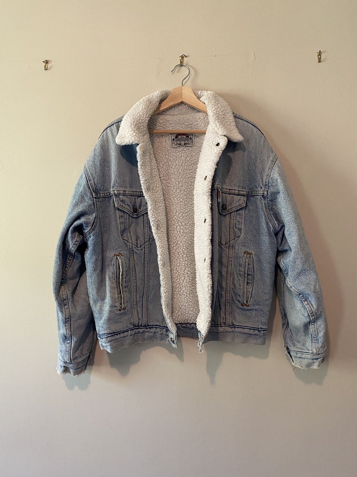 Levi's Vintage Clothing Levis Sherpa Trucker Jacket Size US L / EU 52-54 / 3 - 2 Thumbnail
