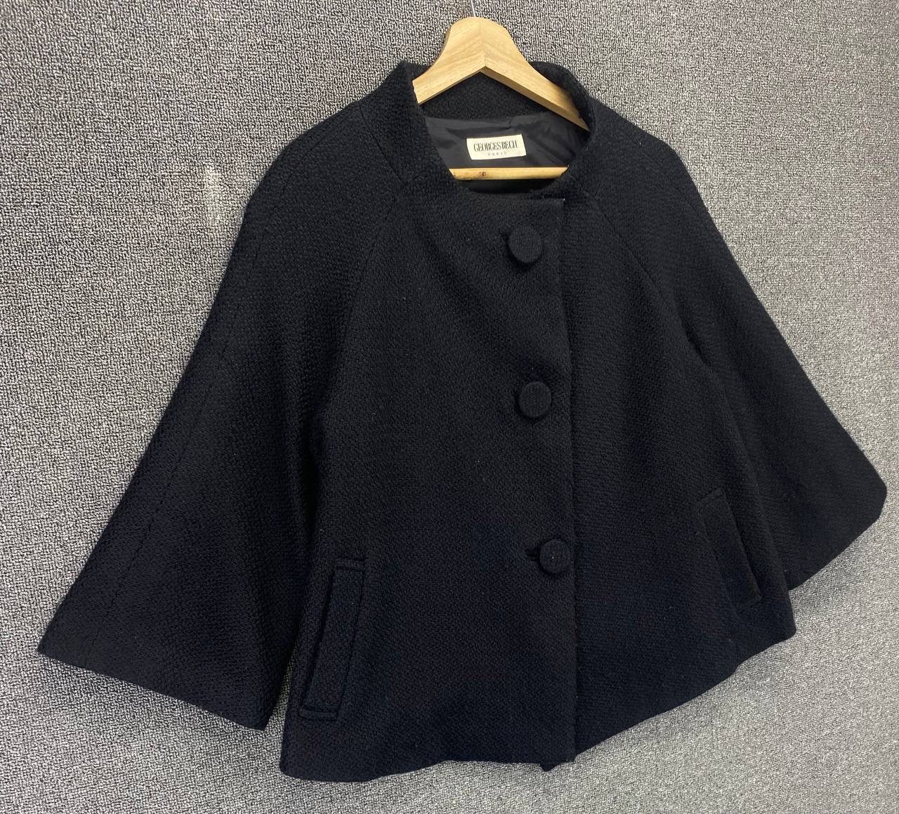 George Vintage George Rech Paris Button Up Wool Cardigan Jacket Size M / US 6-8 / IT 42-44 - 2 Thumbnail