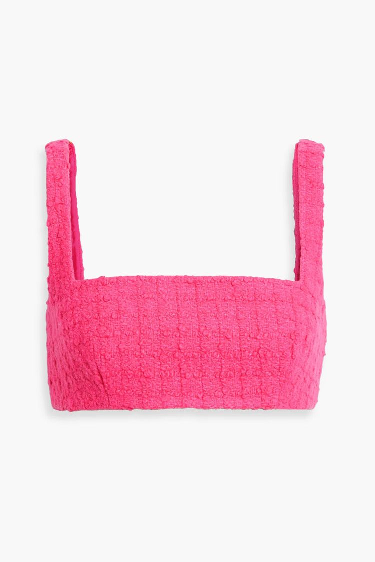 Valentino o1y0326 Crop Top in Fuchsia Size XS / US 0-2 / IT 36-38 - 1 Thumbnail