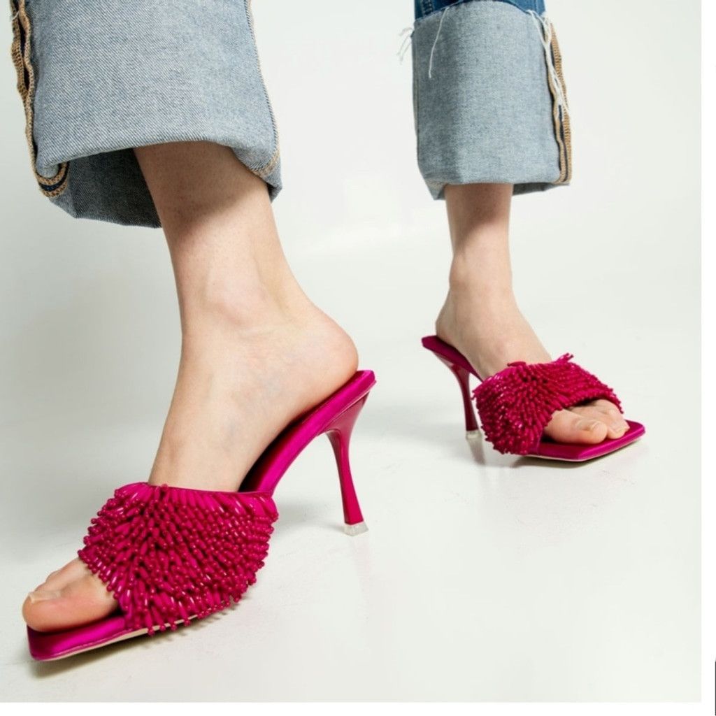 Jeffrey Campbell Jeffrey Campbell Shake- it Heeled Sandal, Size: 7.5 Size US 7.5 / IT 37.5 - 2 Thumbnail