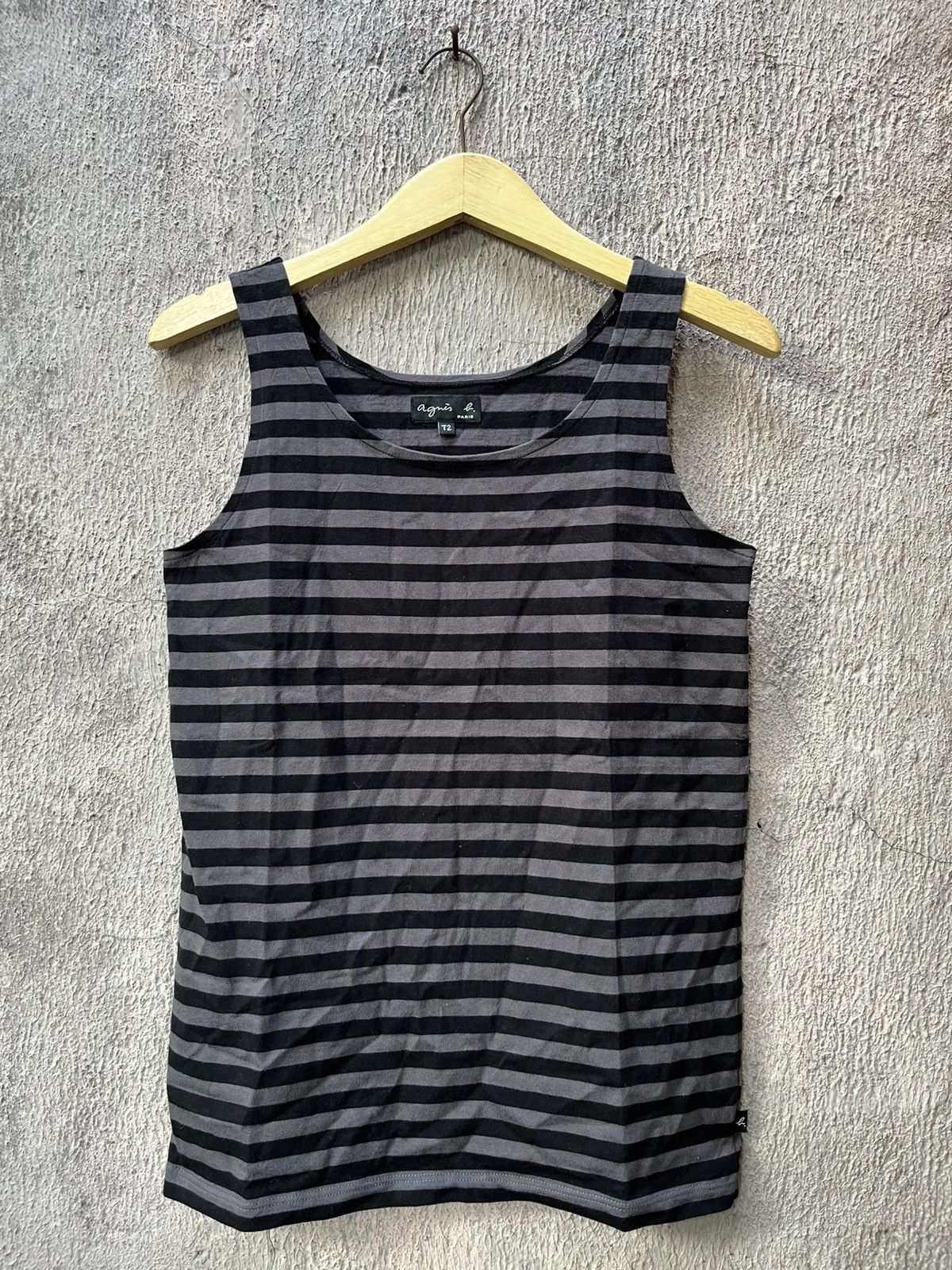 agnes b. Agnes B Black / Grey Stripe Size US S / EU 44-46 / 1 - 1 Thumbnail
