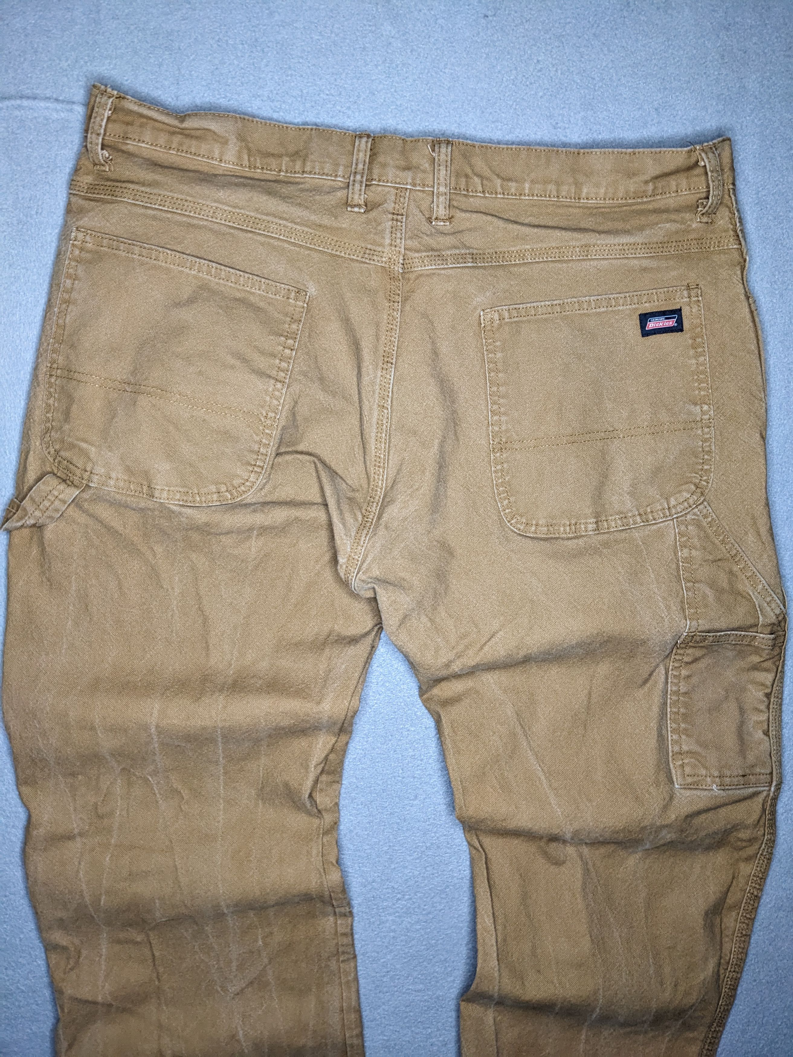Dickies Dickies Carpenter Pants 38x30 Canvas Beige Distressed Faded Size US 38 / EU 54 - 5 Thumbnail