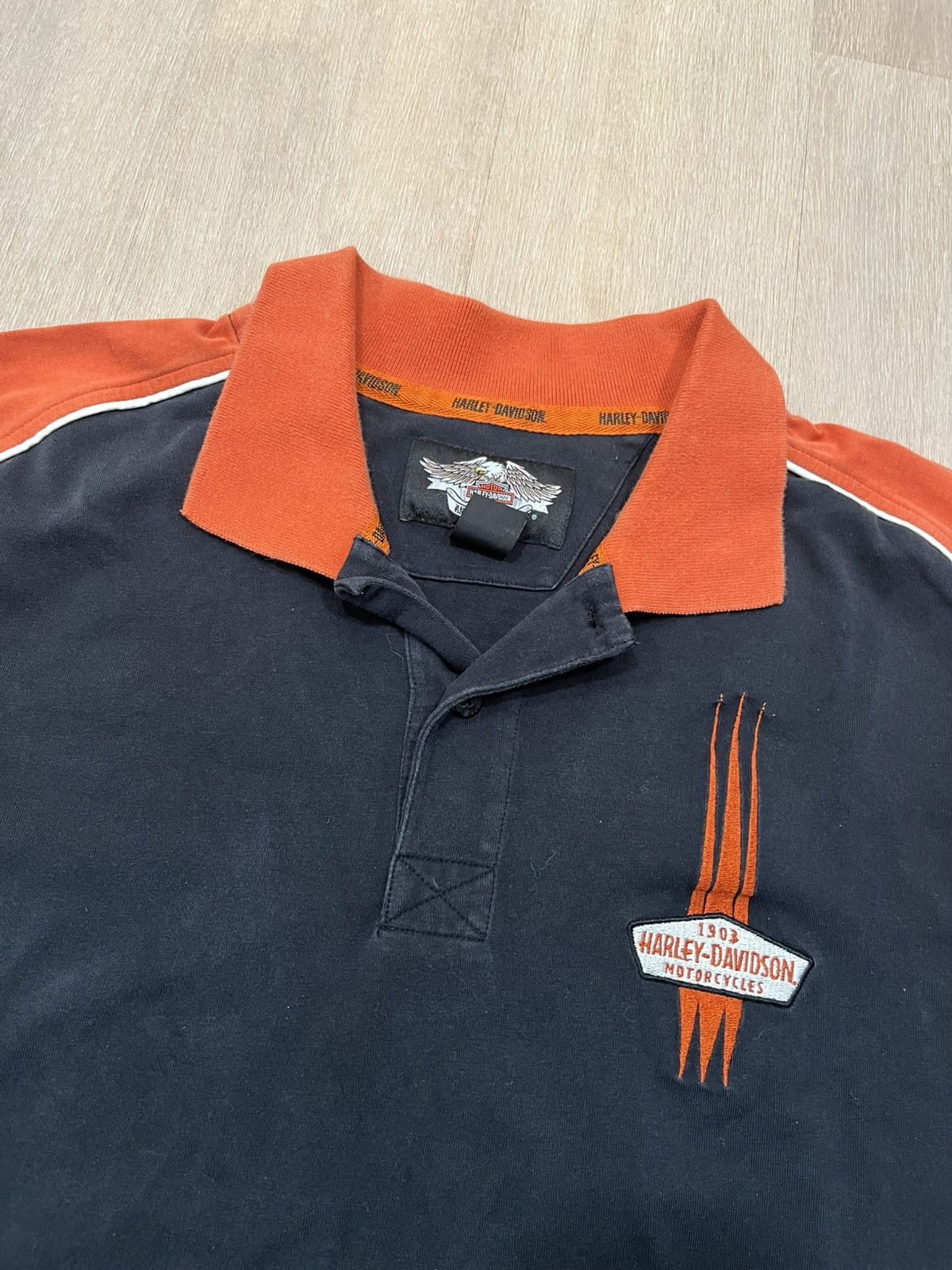 Harley Davidson Harley Davidson Polo Large Size US L / EU 52-54 / 3 - 2 Thumbnail