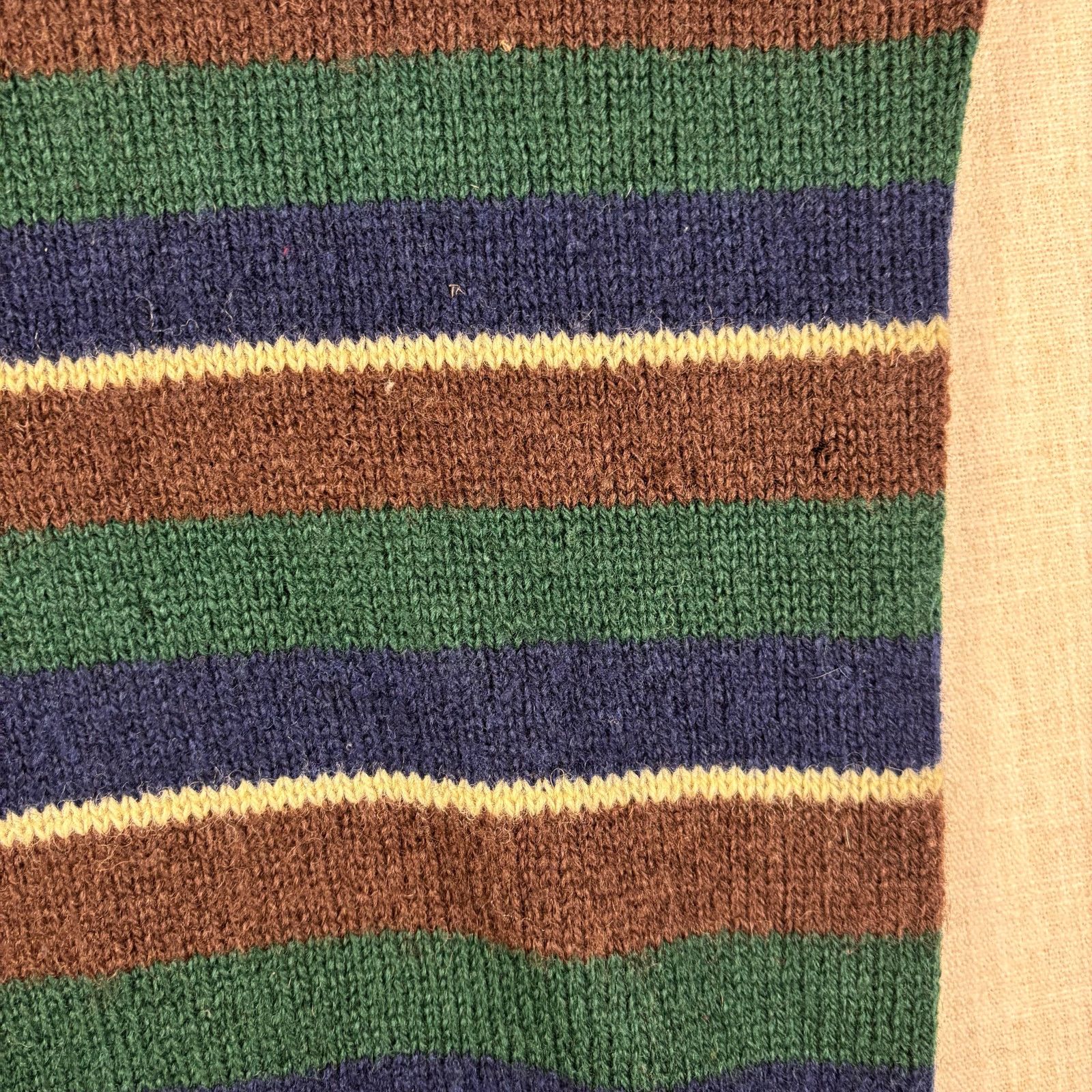 Other Vintage Lord Jeff Shetland Wool Striped Knit Medium Sweater Size US M / EU 48-50 / 2 - 7 Thumbnail