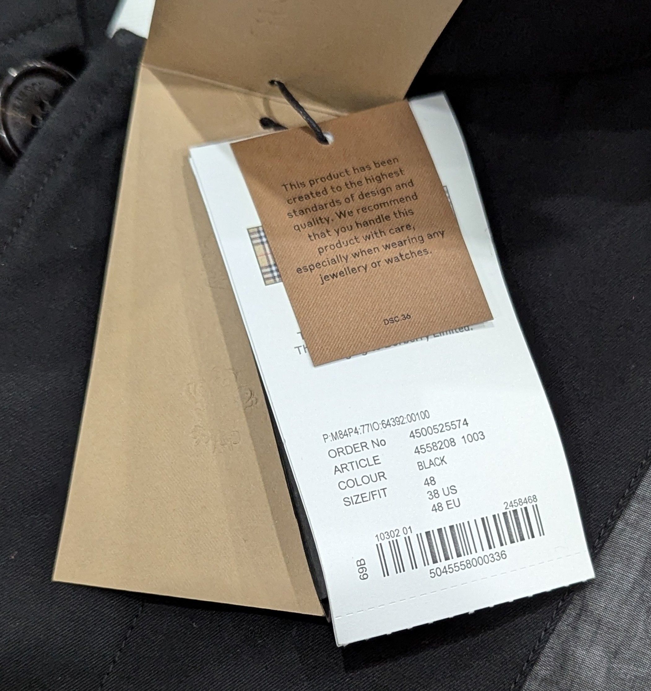 Burberry Burberry Paneled Cotton Gabardine Car Coat Black 48 US 38 Size US M / EU 48-50 / 2 - 11 Thumbnail