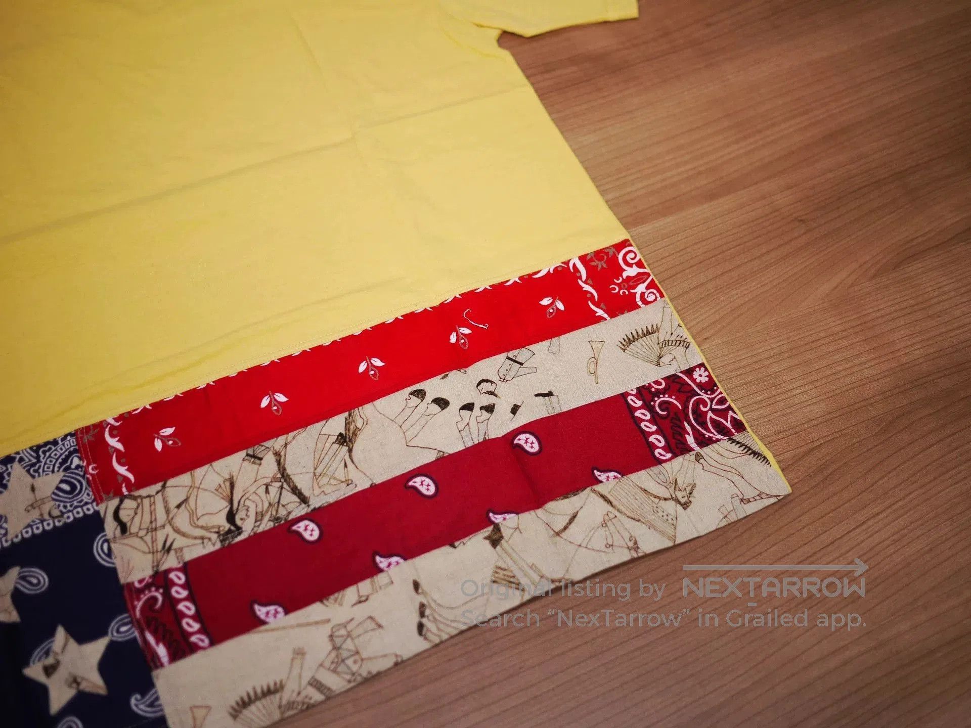 Visvim VISVIM Jumbo Tee Stars in Yellow. Size US M / EU 48-50 / 2 - 3 Thumbnail