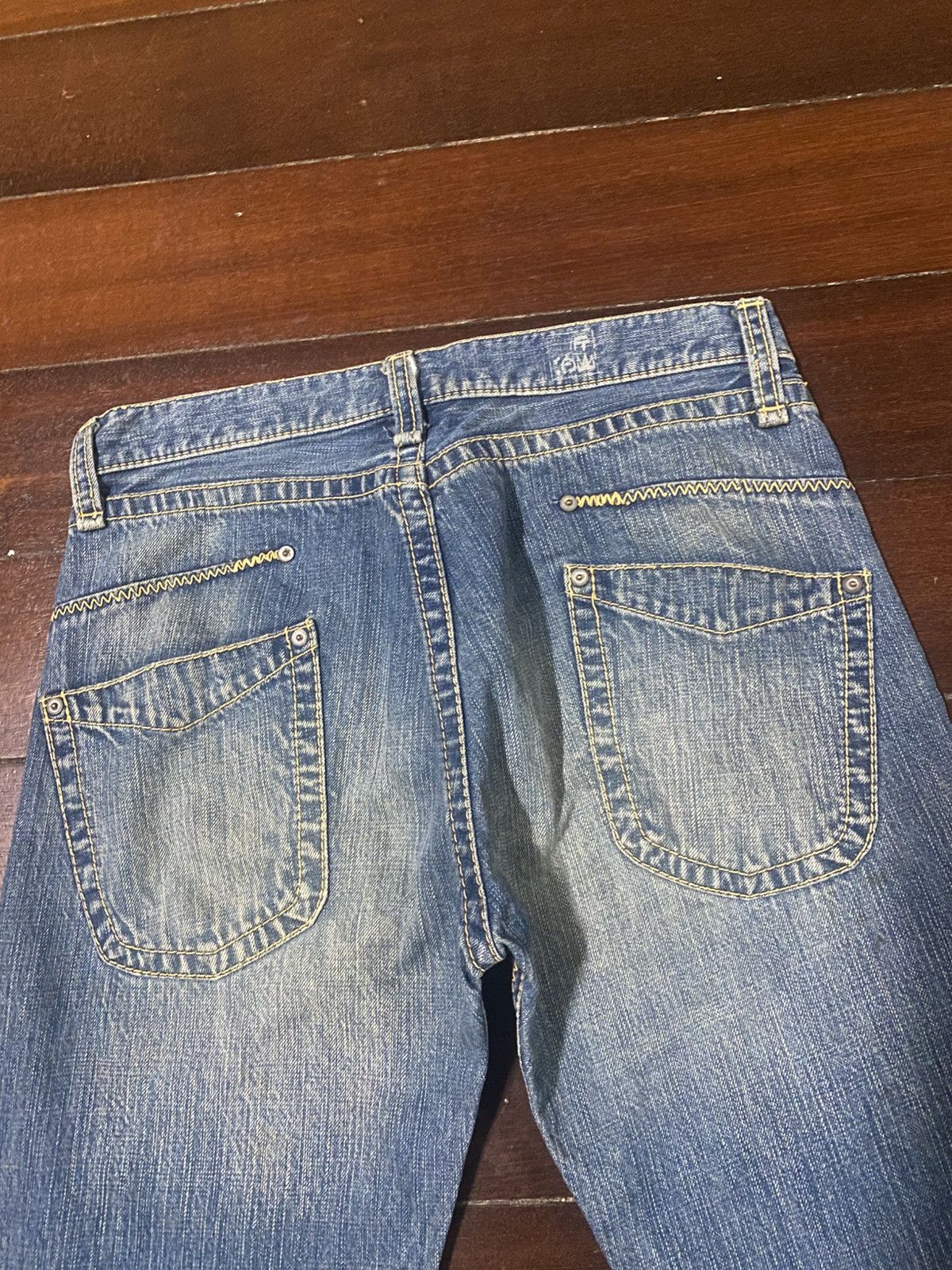 14th Addiction 💥💥 Japanes Brand keiji itakura made in japan Jeans Size US 33 - 17 Thumbnail