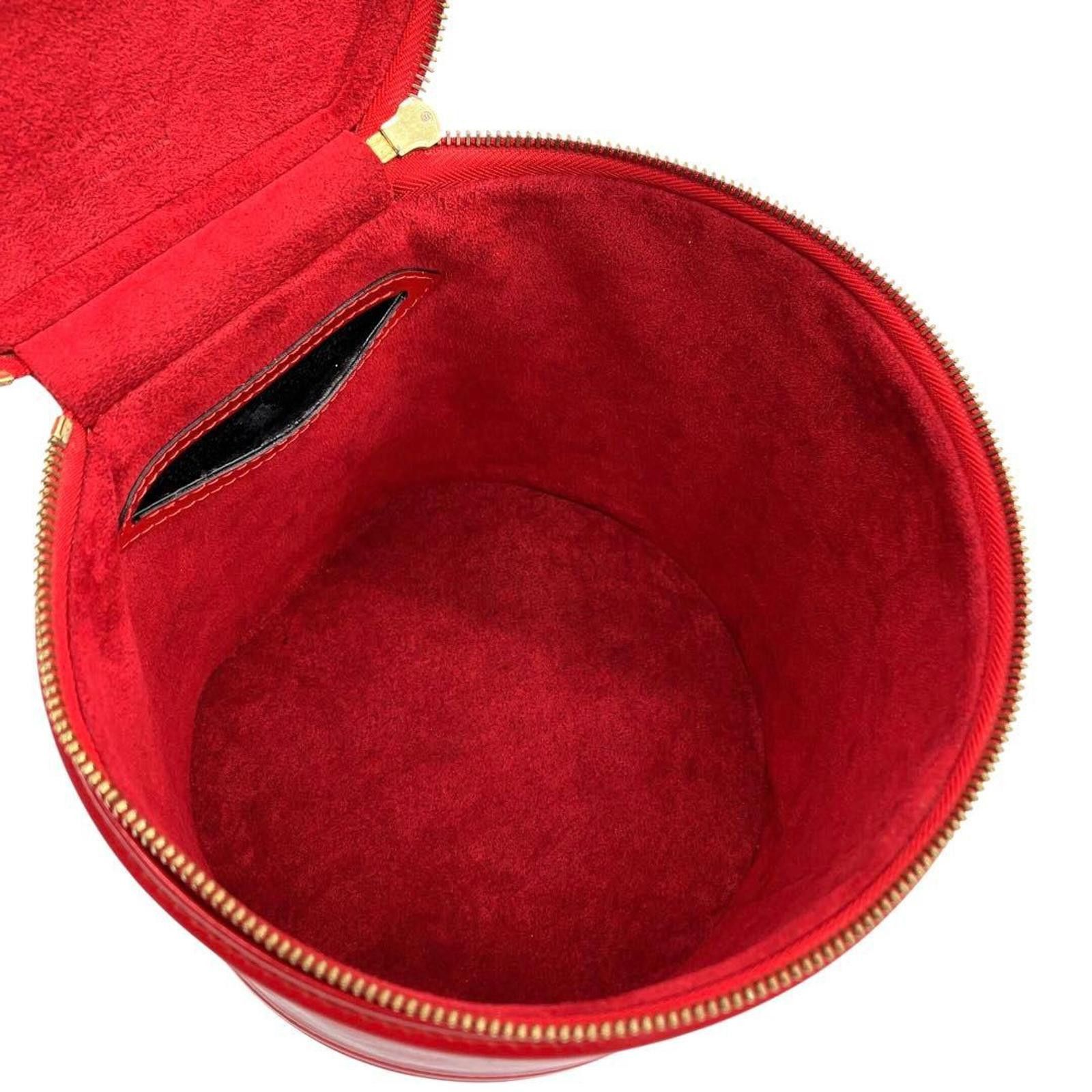Louis Vuitton Louis Vuitton - Red Epi Leather Round Handbag Size ONE SIZE - 5 Thumbnail