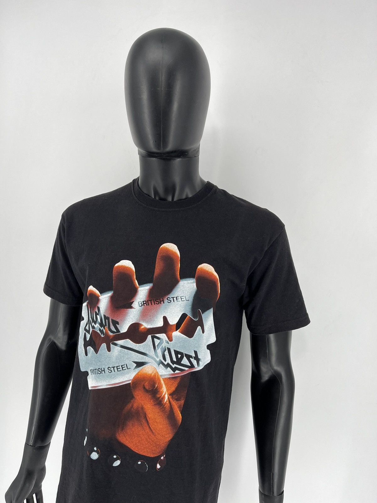 Band Tees JUDAS PRIEST BRITISH STEEL TEE SHIRT Korn, Metallica, Slayer Size US M / EU 48-50 / 2 - 4 Thumbnail