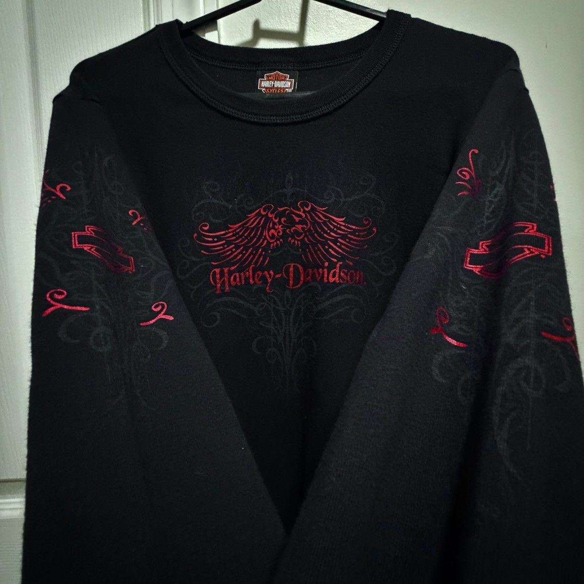 Harley Davidson Vintage Harley Davidson Graphic Long Sleeve Size US XL / EU 56 / 4 - 1 Thumbnail