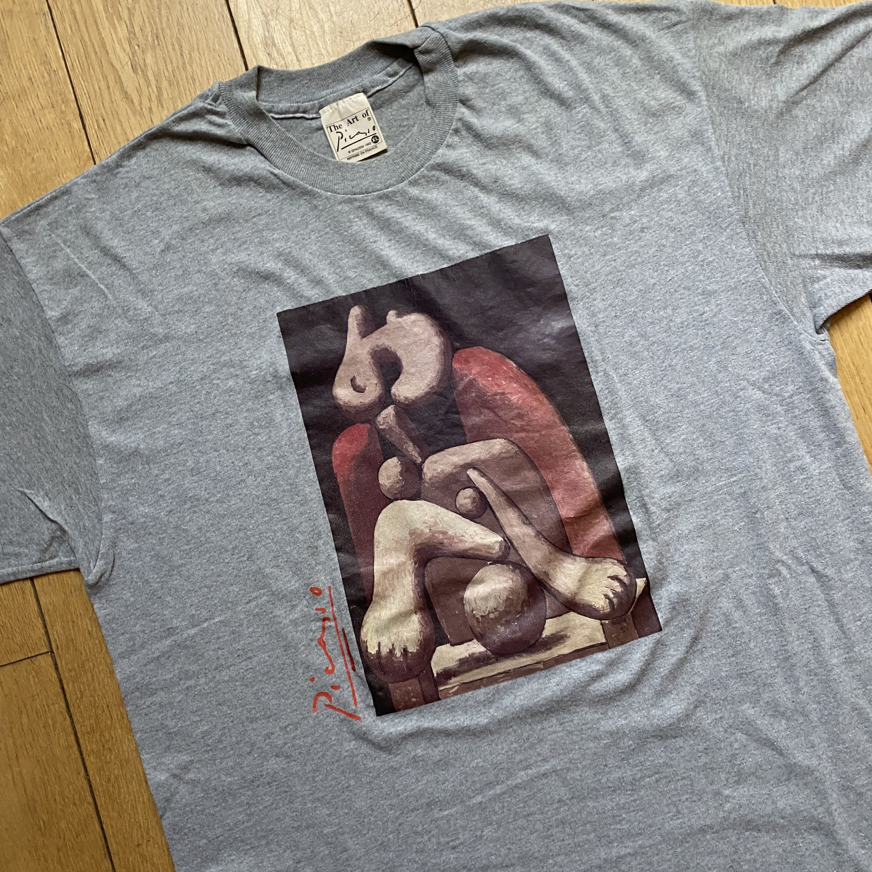 Vintage Rare 1993 Pablo Picasso Official Museum Art Tee Size US XL / EU 56 / 4 - 1 Thumbnail