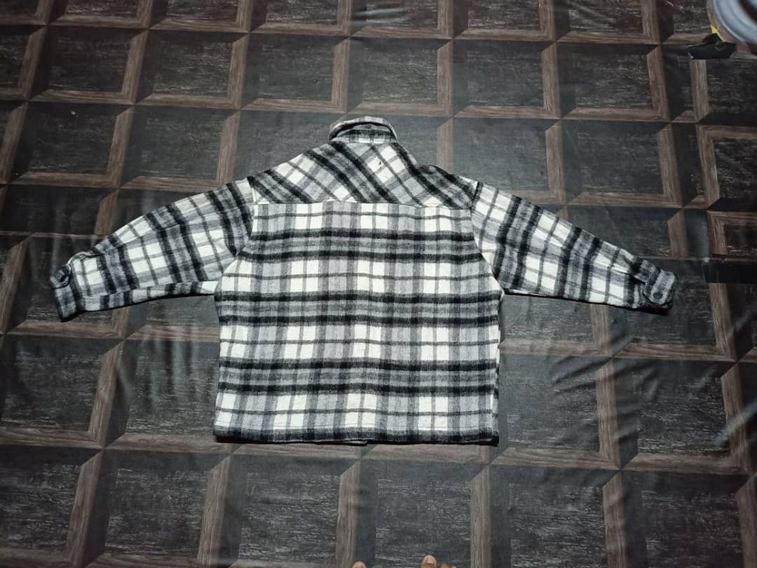 Flannel × Zara Zara Wool Flannel Style Button Jacket Size M / US 6-8 / IT 42-44 - 2 Thumbnail