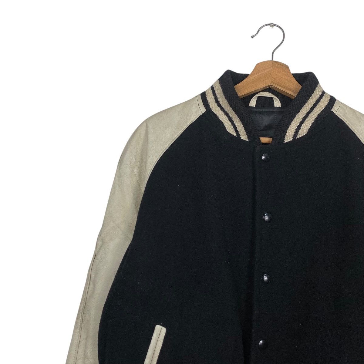Japanese Brand J-1 varsity jacket leather sleeve Size US M / EU 48-50 / 2 - 6 Thumbnail