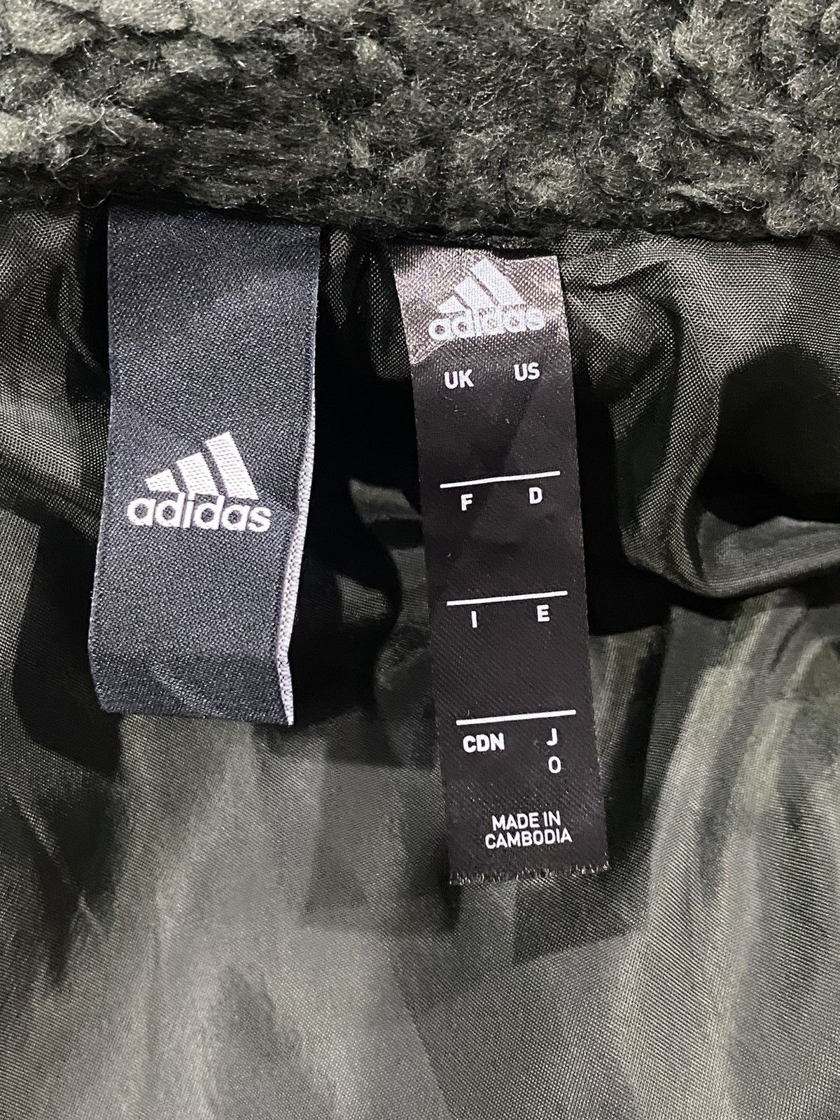 Adidas Adidas Fleece Zipper Jacket (L) Size US L / EU 52-54 / 3 - 17 Thumbnail