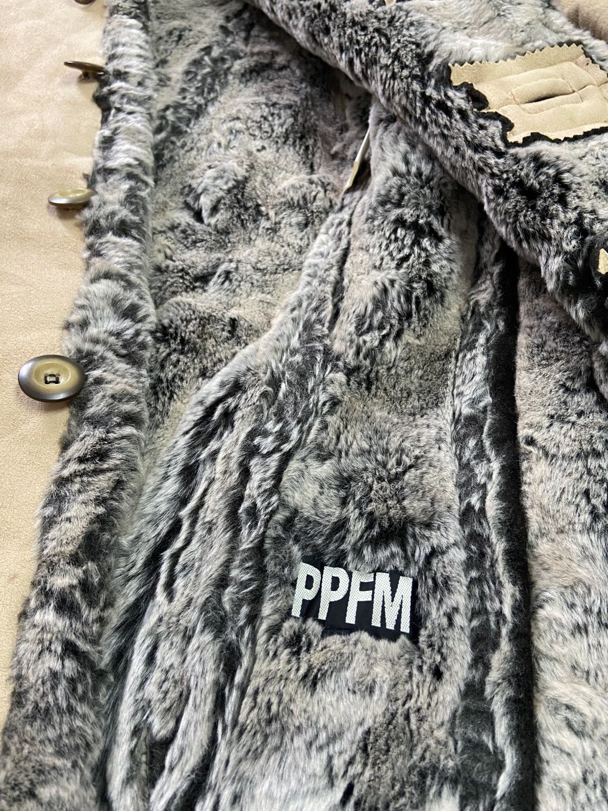 PPFM PPFM Velvet Shearling Parka Hoodie Heavy Jacket Size US M / EU 48-50 / 2 - 5 Thumbnail