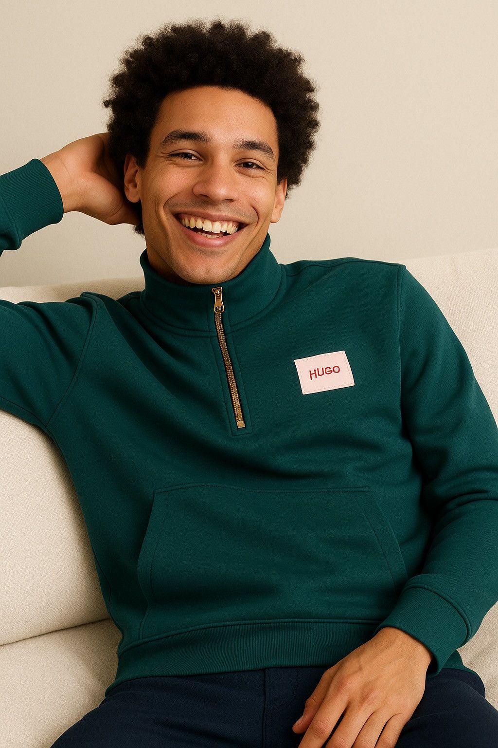 Hugo Boss New designer sweatshirts Size US L / EU 52-54 / 3 - 4 Thumbnail
