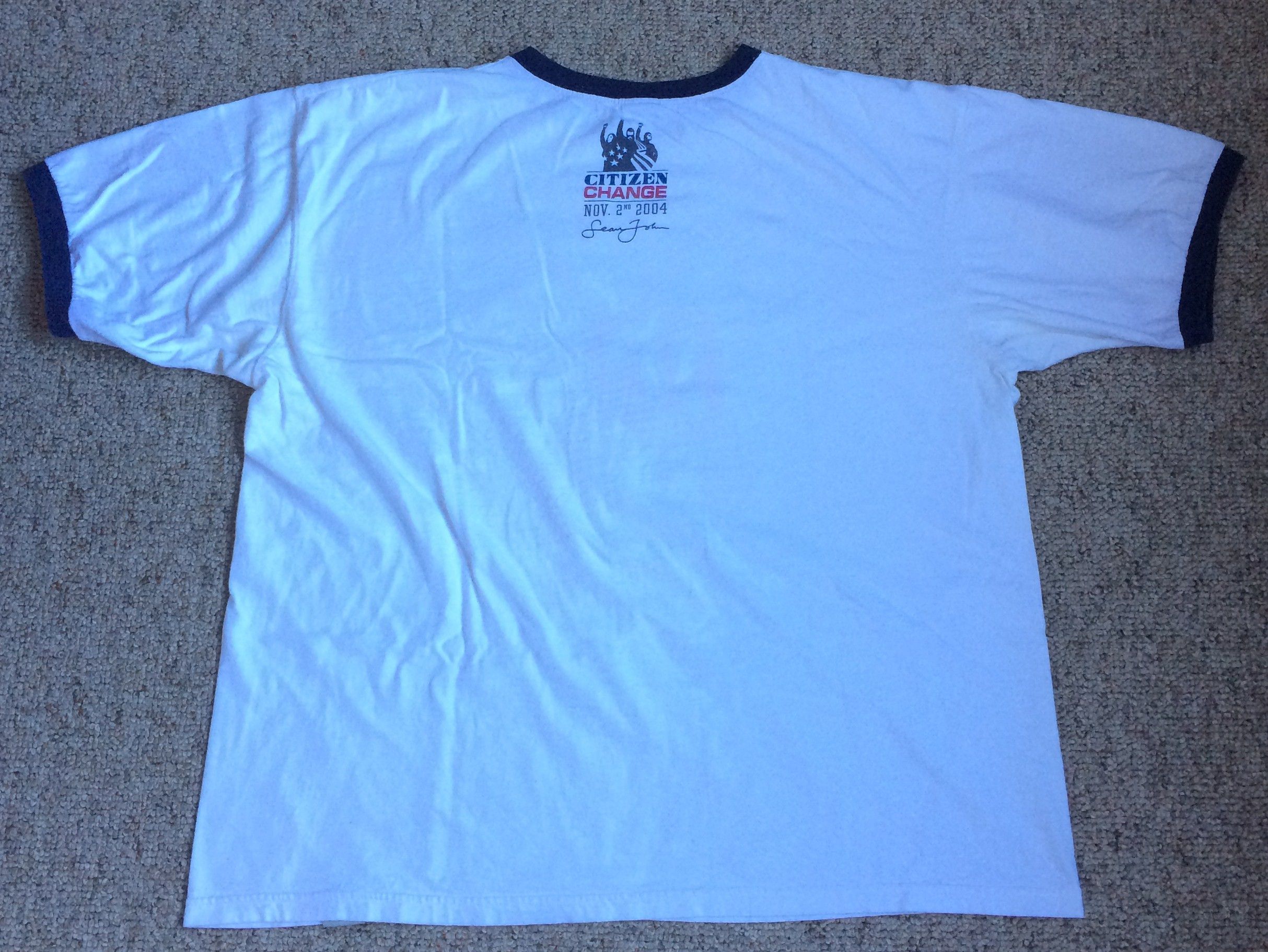 Sean John 2004 Diddy Vote Or Die Shirt Size US XXL / EU 58 / 5 - 6 Thumbnail