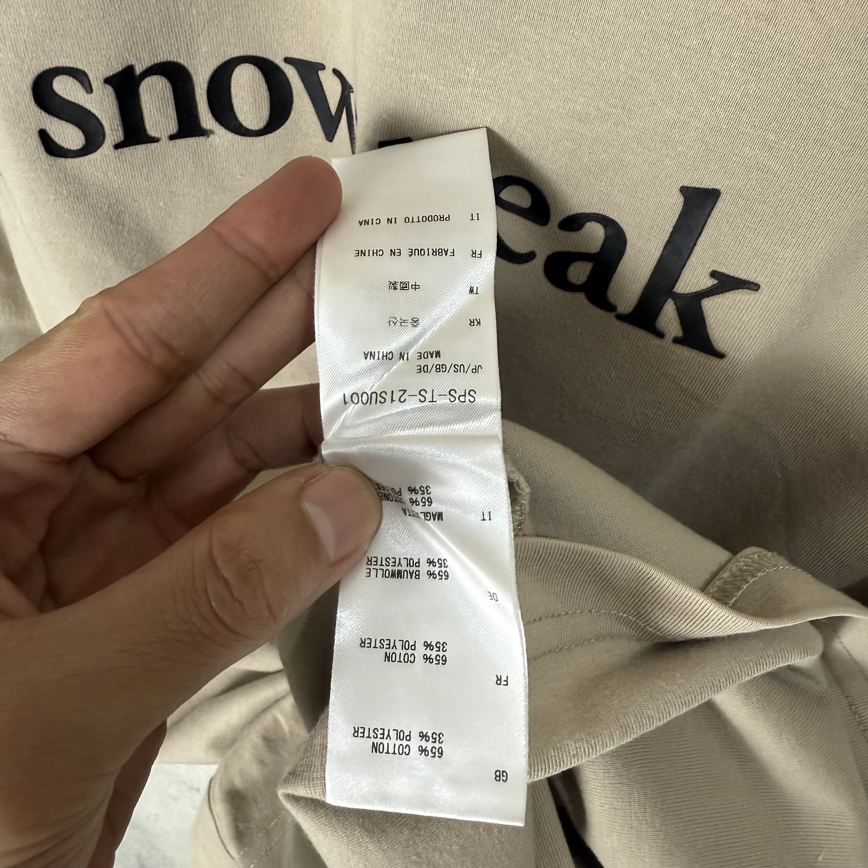 Snow Peak Snowpeak Tshirt Size US L / EU 52-54 / 3 - 5 Thumbnail