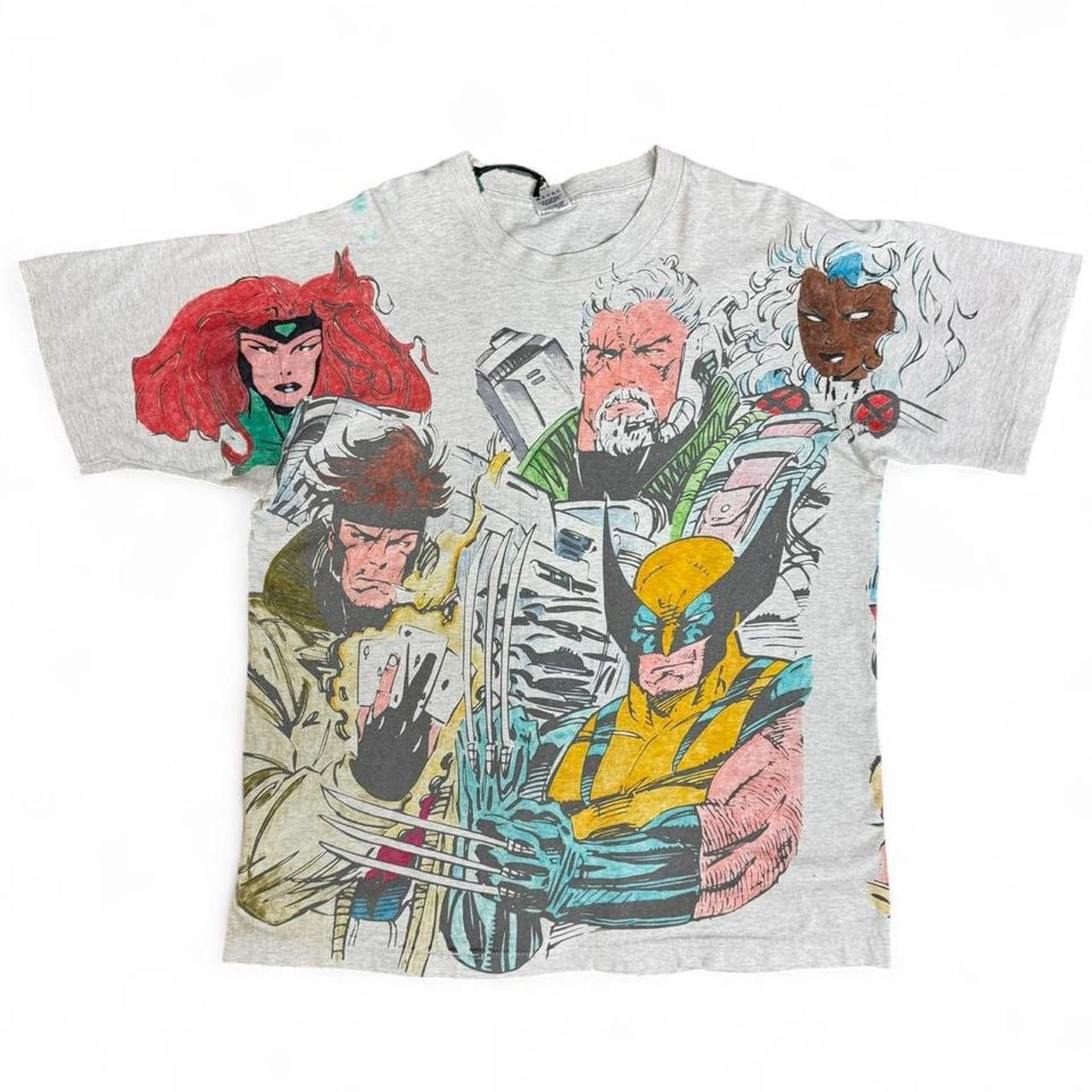 Fruit Of The Loom 1993 Marvel Comics X-Men hand painted print T-shirt size XL Size US XL / EU 56 / 4 - 1 Thumbnail